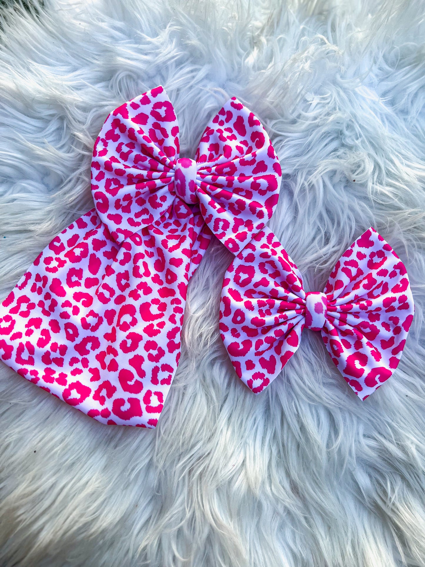 Neon Pink leopard SWIM