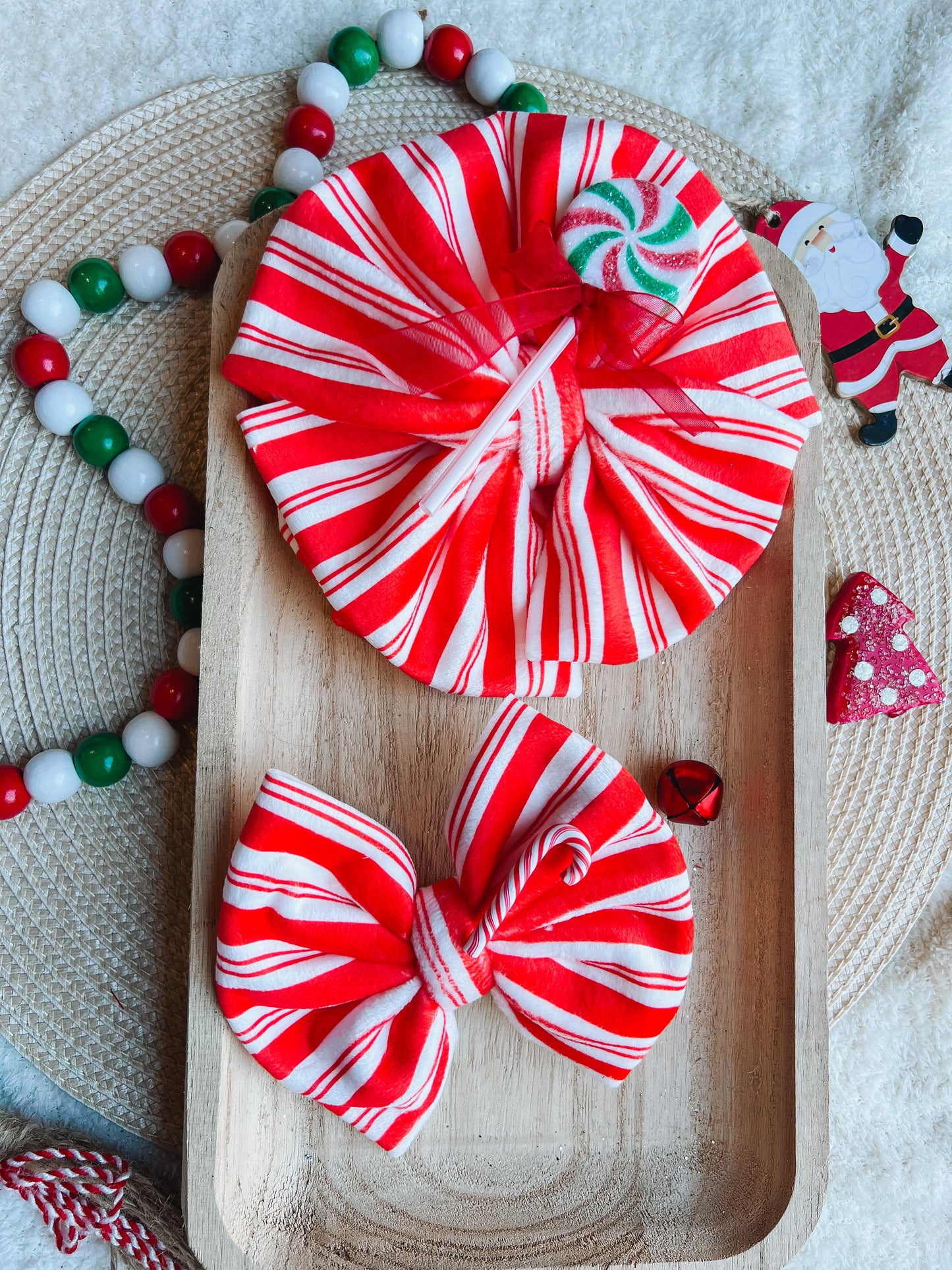 Candy Cane Plush Velvet