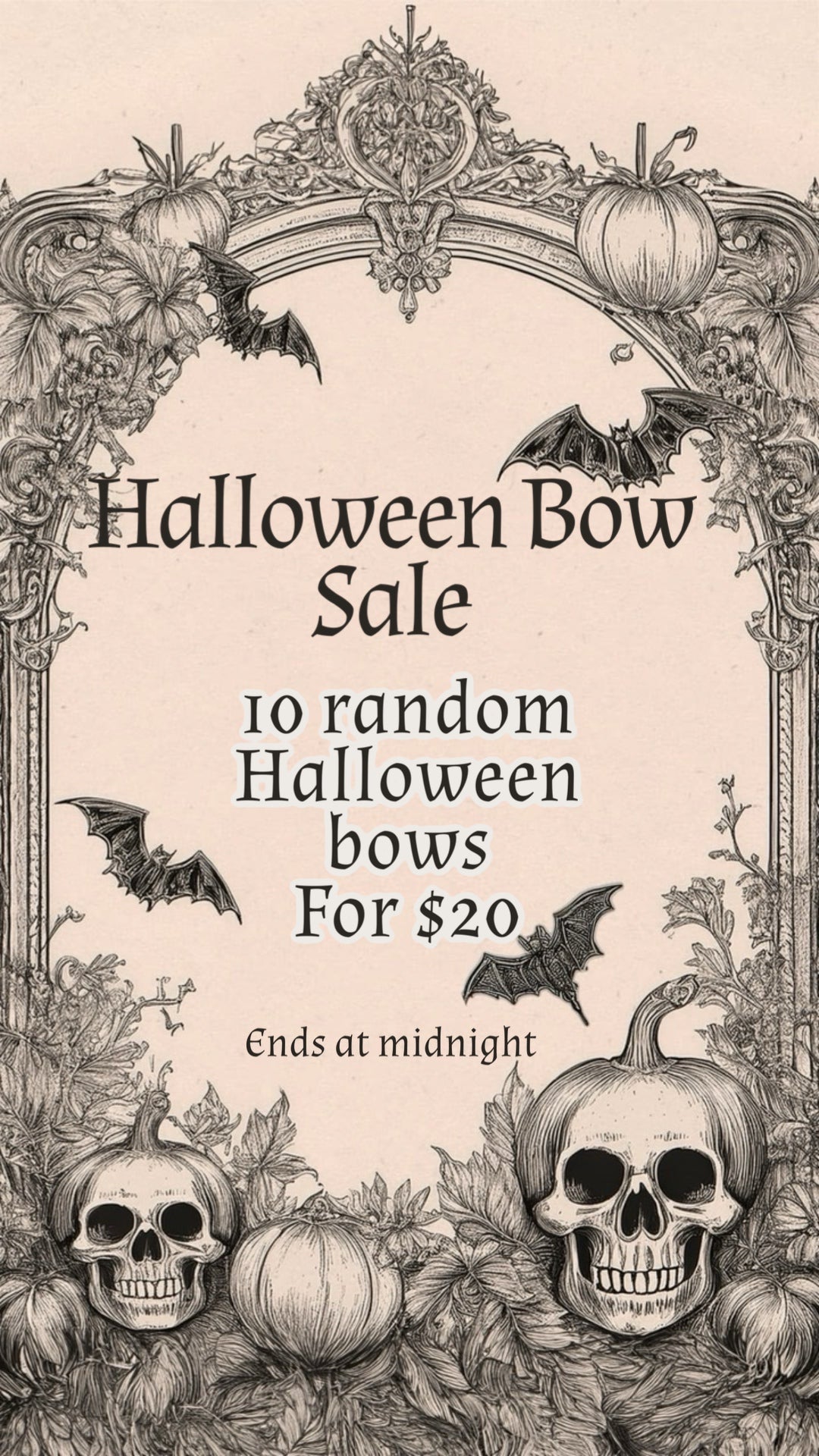 Halloween bows 10 for $20