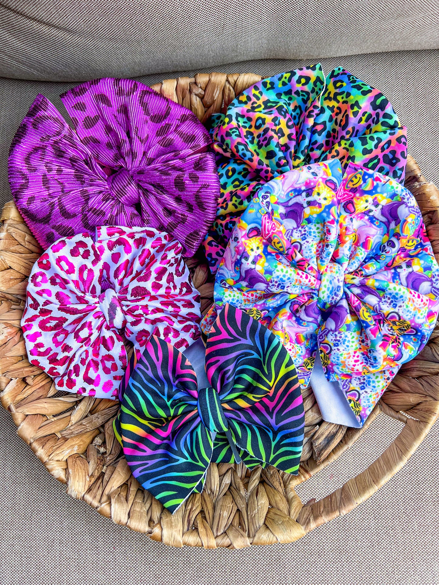 Purple Pleated leopard