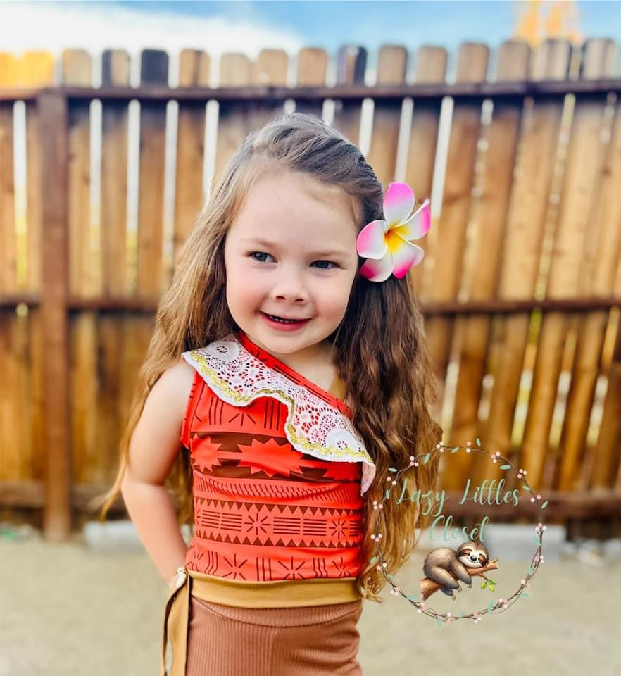 Hibiscus flower clips