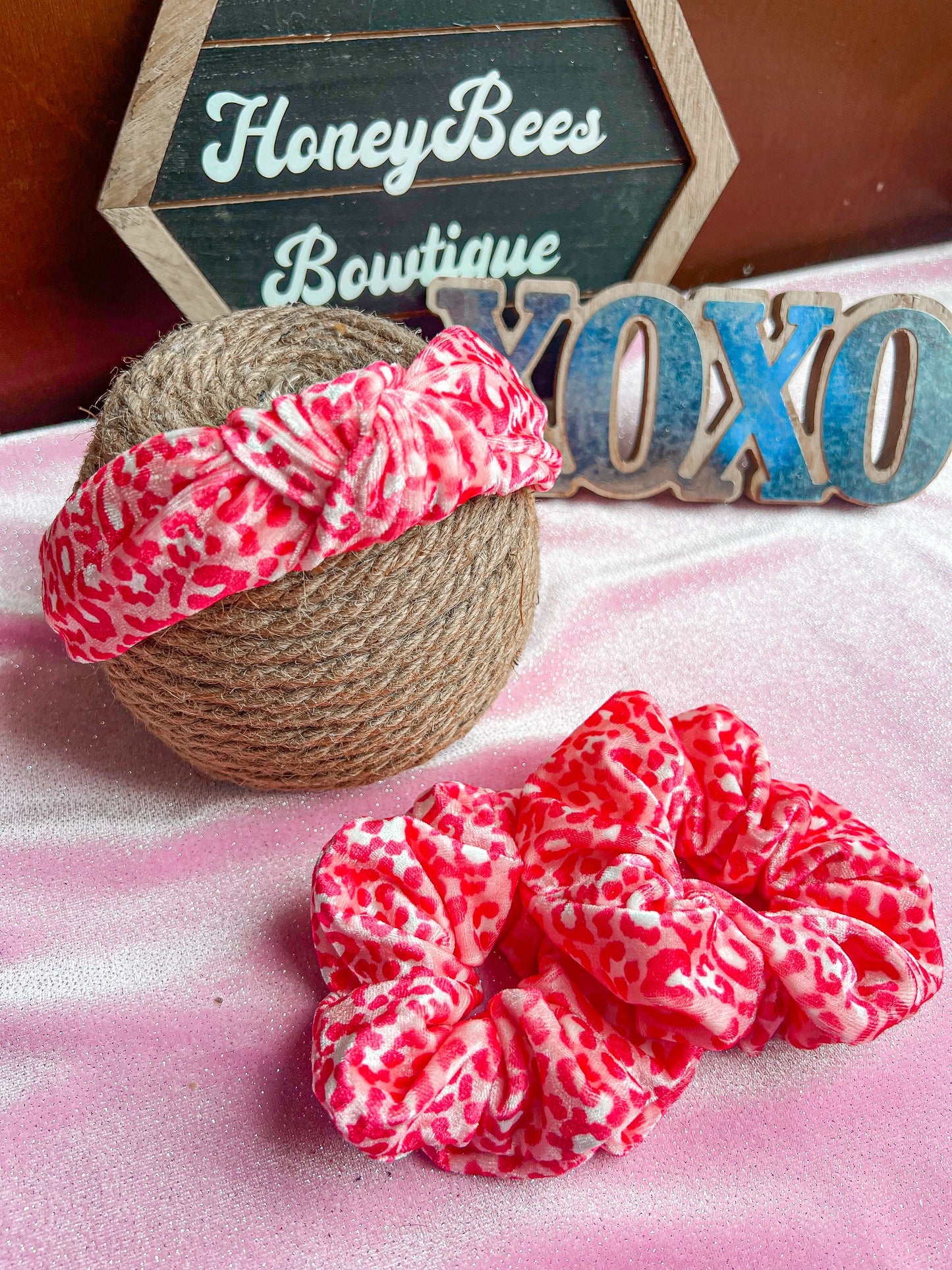 Wildly in Love knitted headband/scrunchie