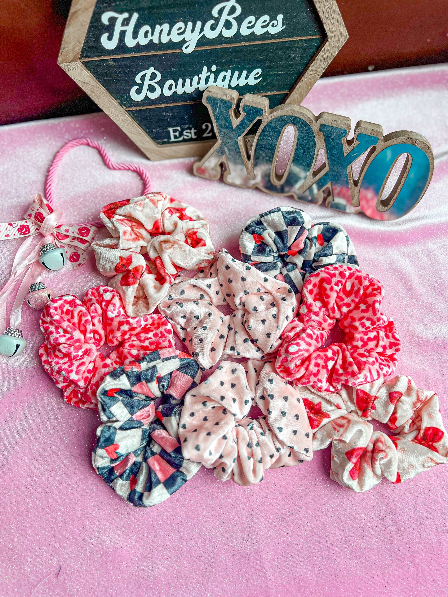 Wildly in Love knitted headband/scrunchie