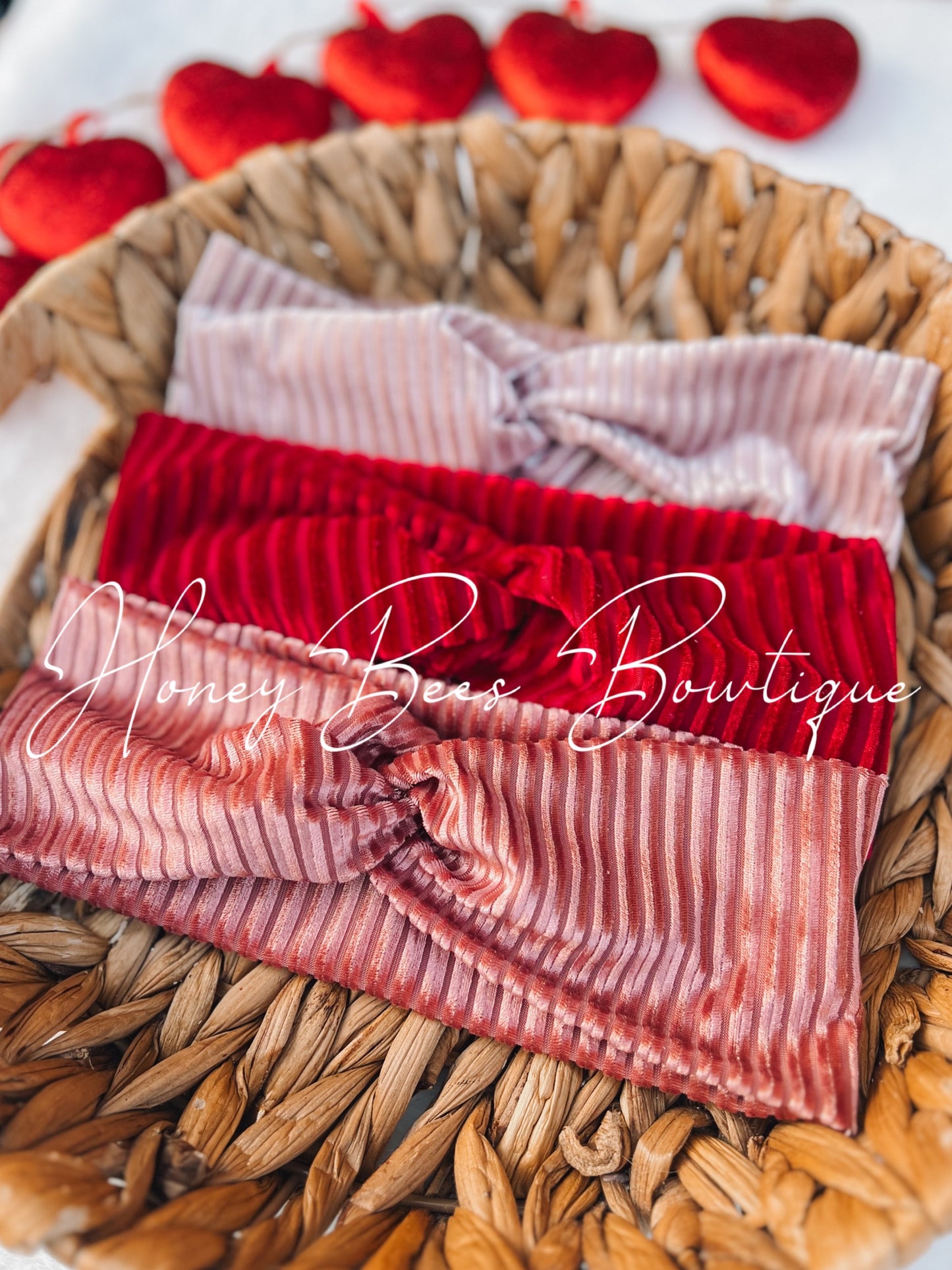 Ruby Red Twistwrap/ Knotted HeadBAND