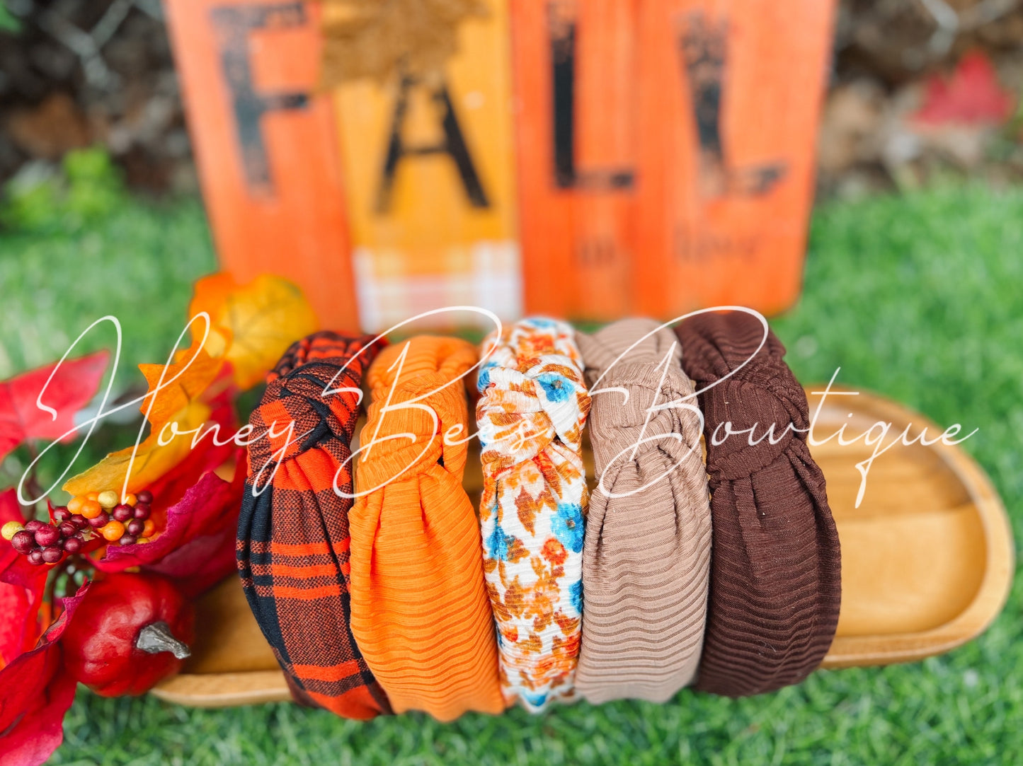 Light Tobacco RIB Twistwrap/knotted Headband