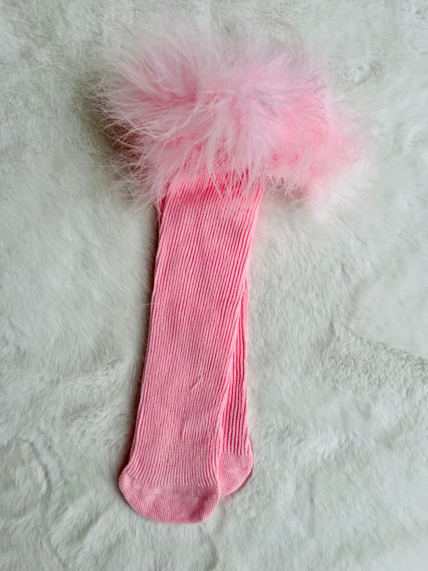 Pink Fluff Socks