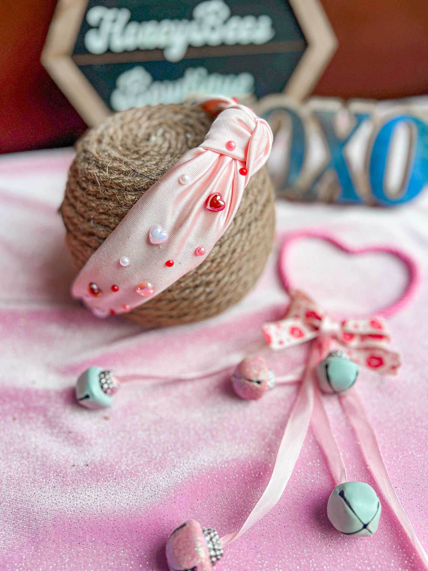 Blinged sweet Heart headband