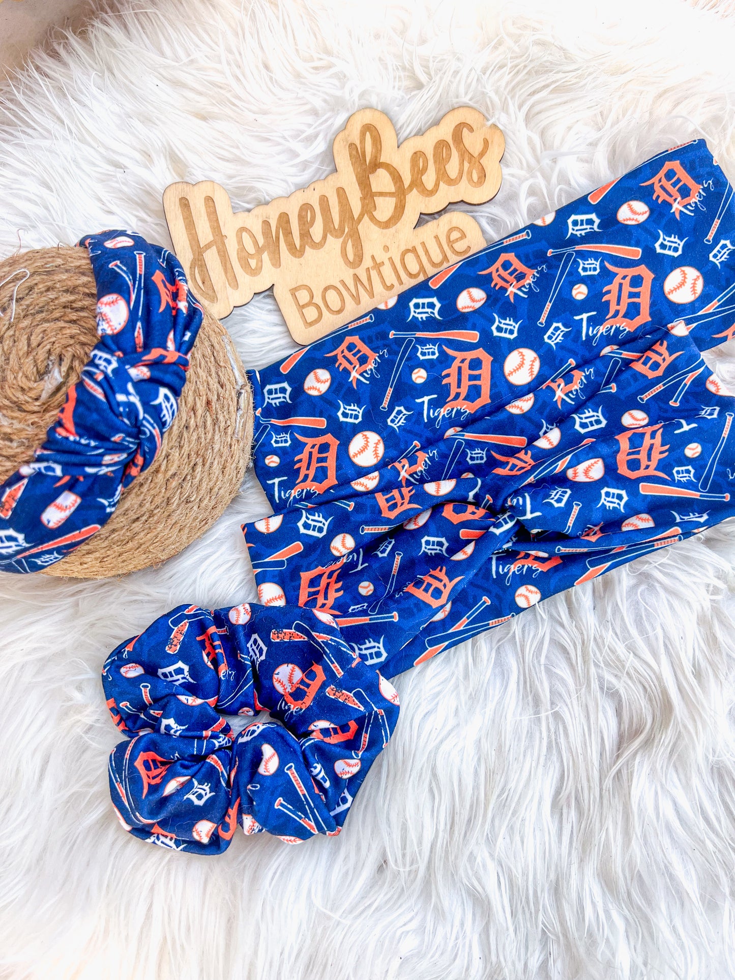 Detroit TigersTwistwrap Knotted HeadBAND