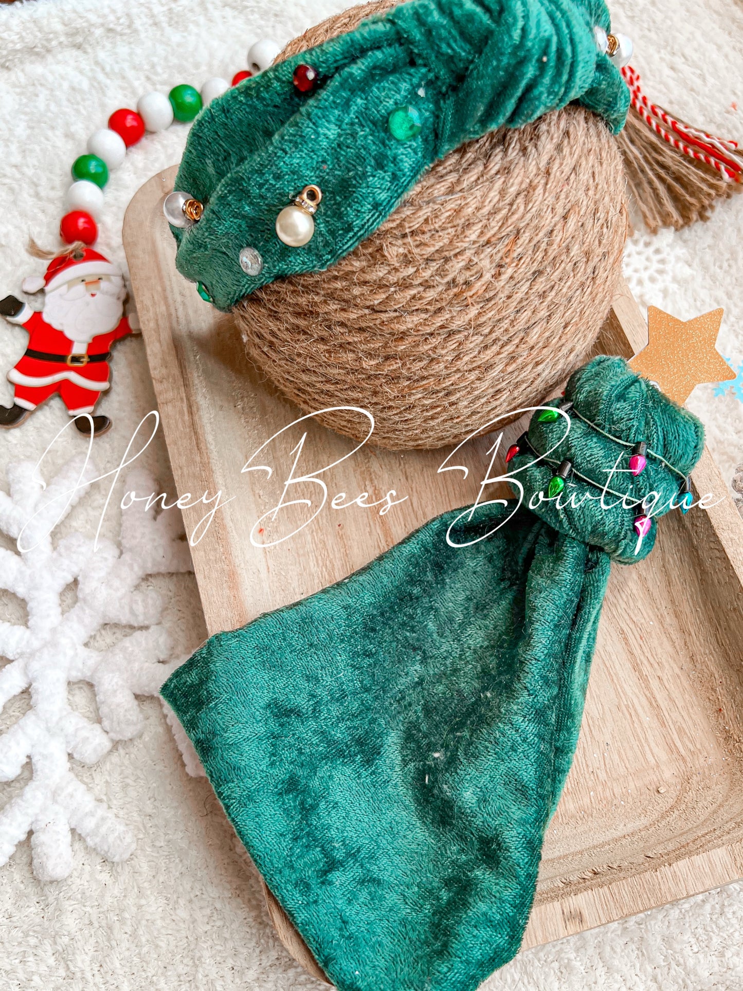 Oh Xmas Tree topknot