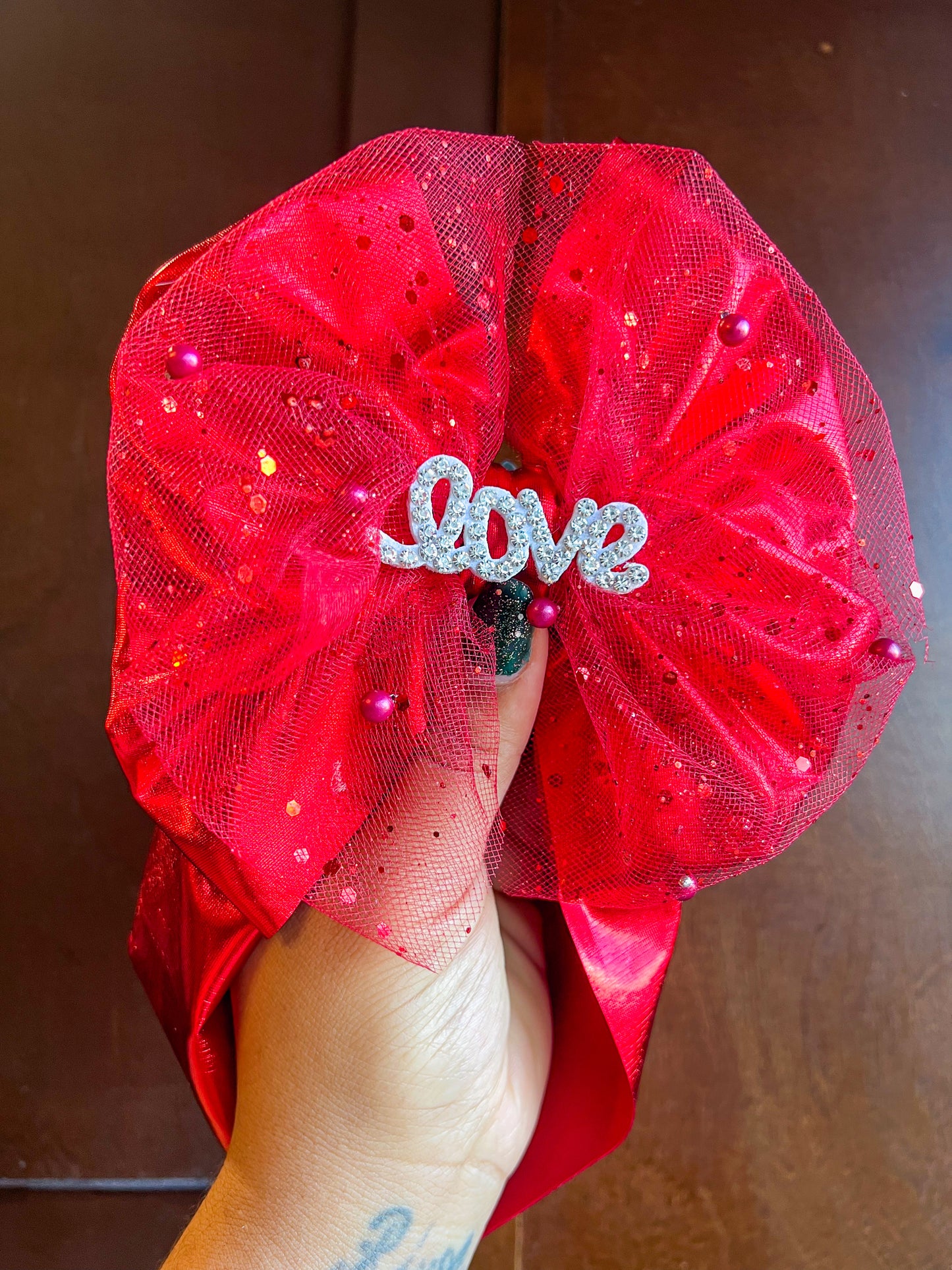 LOVE rhinestone *add on*