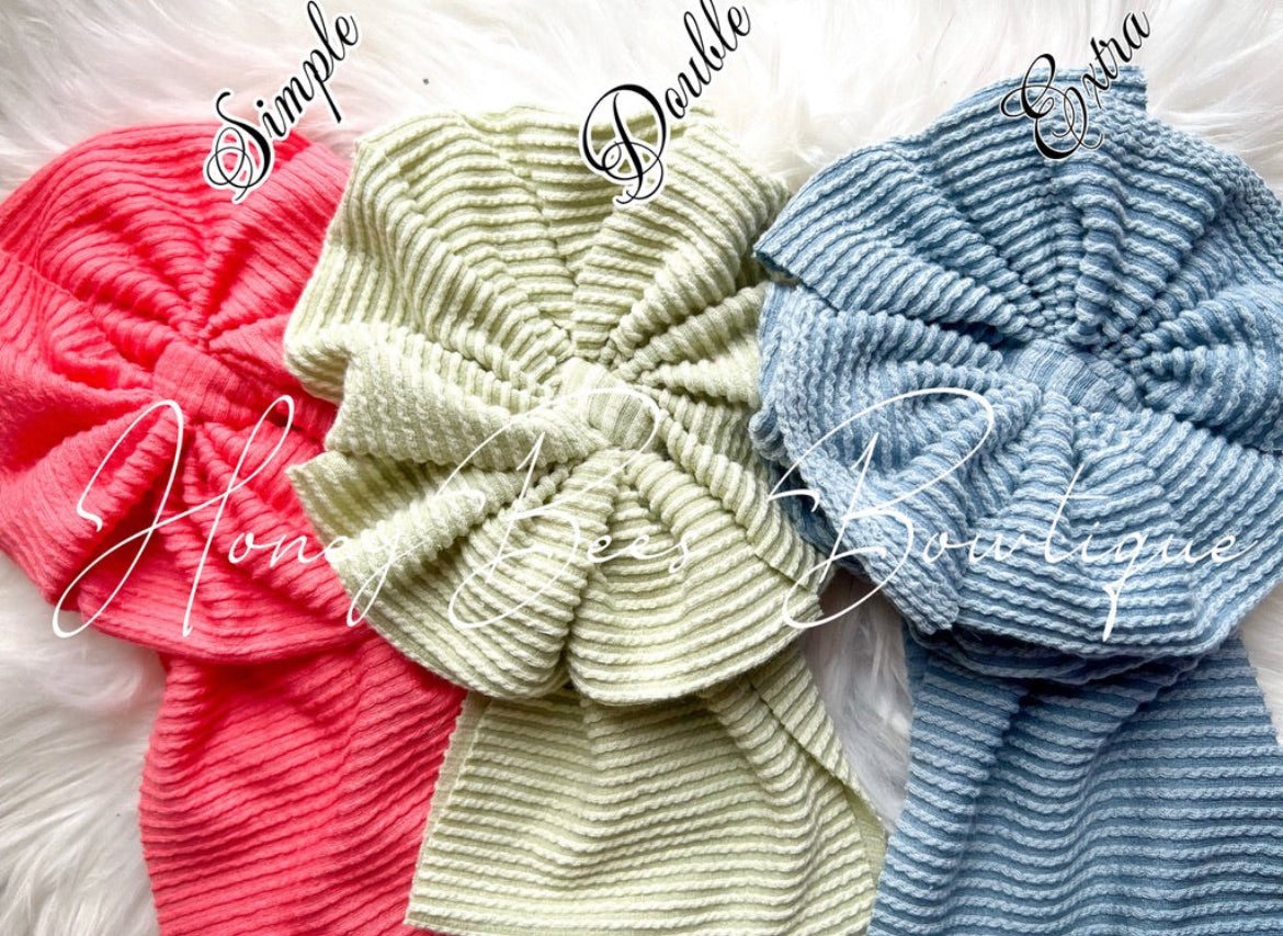 Spring Green Rib**6inch Bow Option**