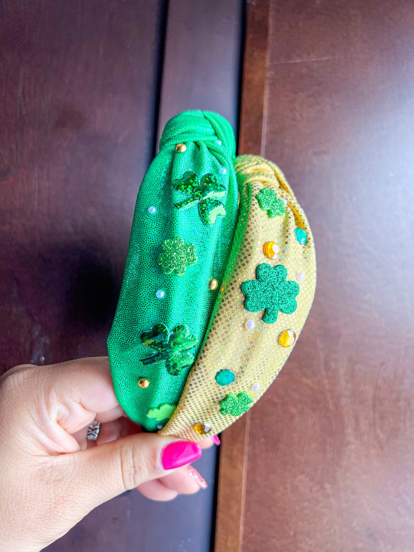 Patty Decorated knotted headbands