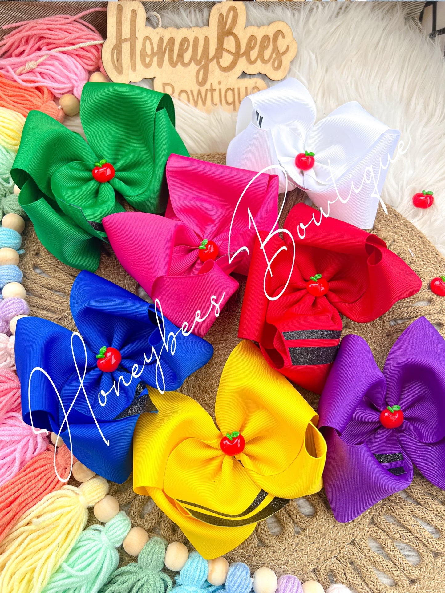 Crayon Ribbon bow