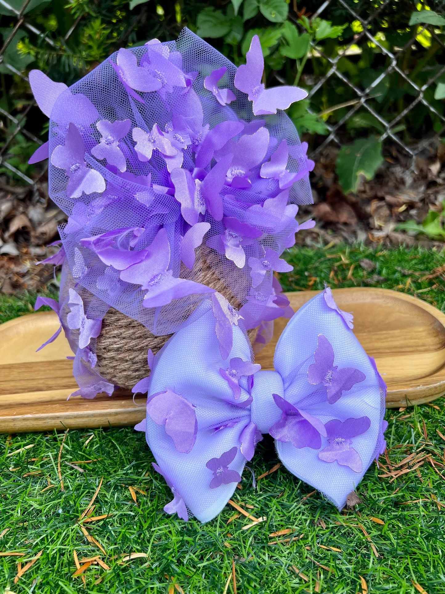 Purple Sheer Butterfly **MESSY**