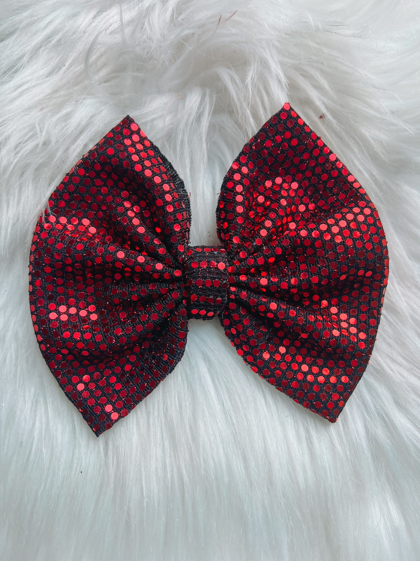 Red Sparkle **6inch Bow Option**