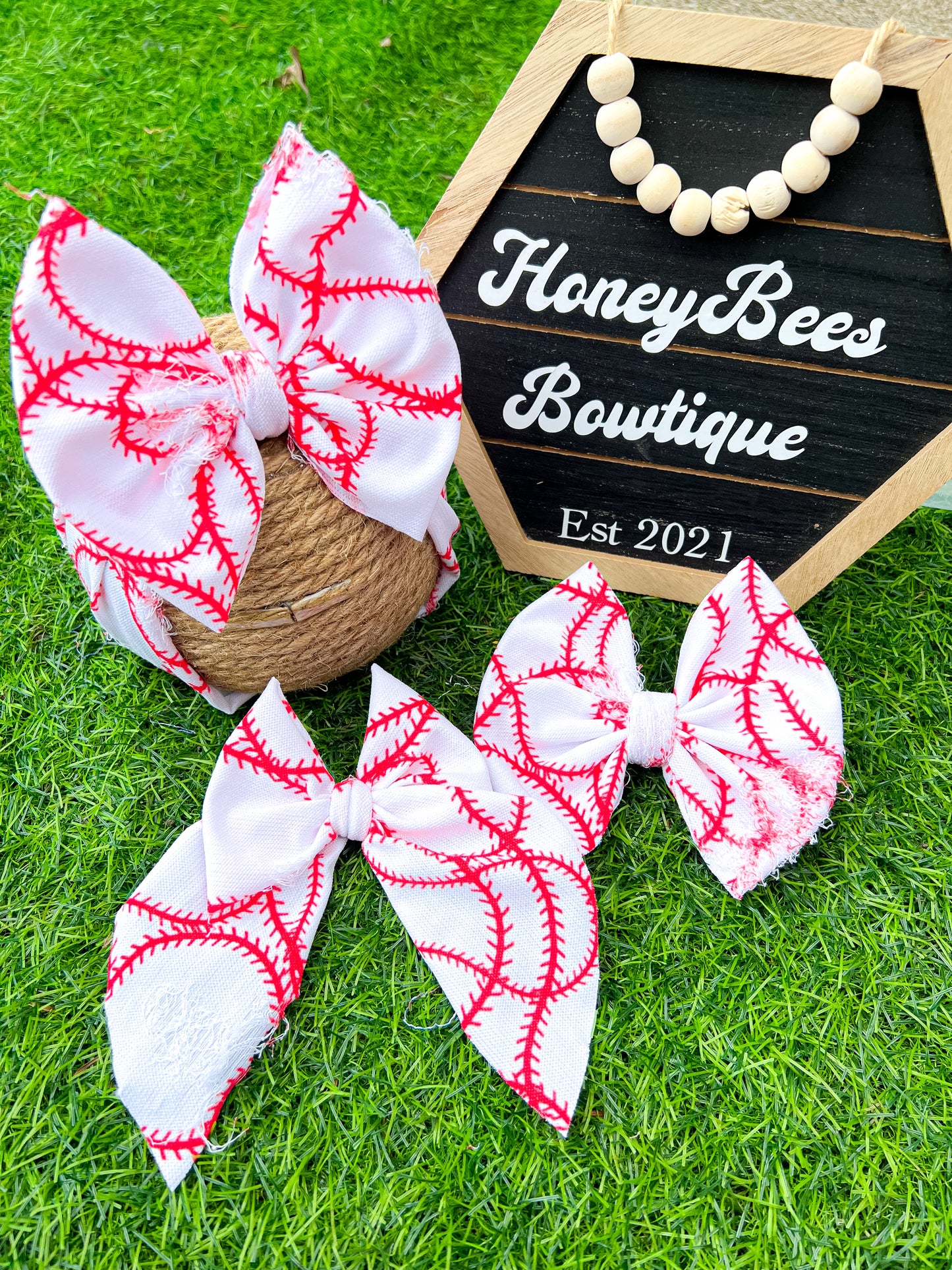 Baseball Stitch Distress
