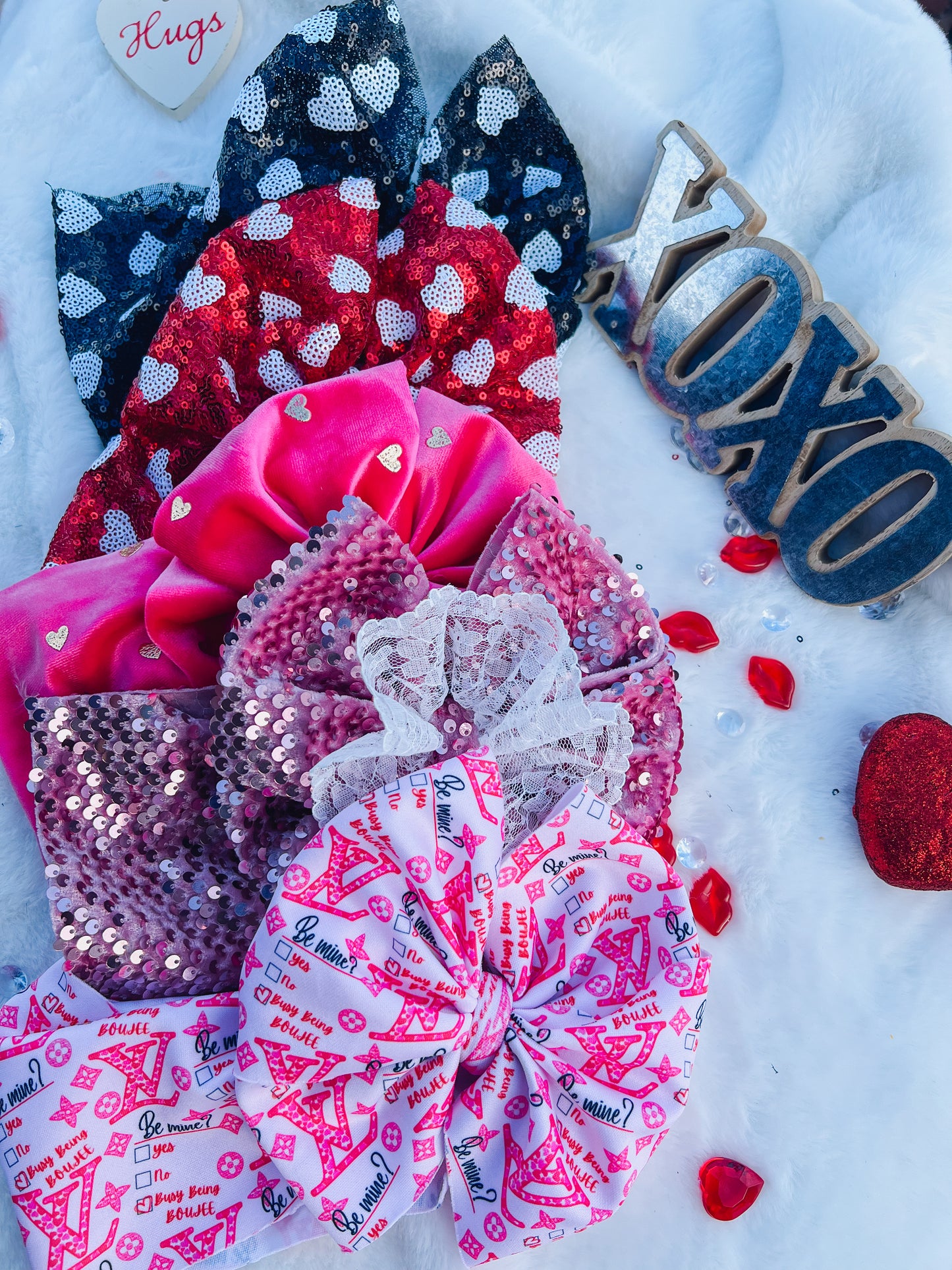 Red Heart Sequins