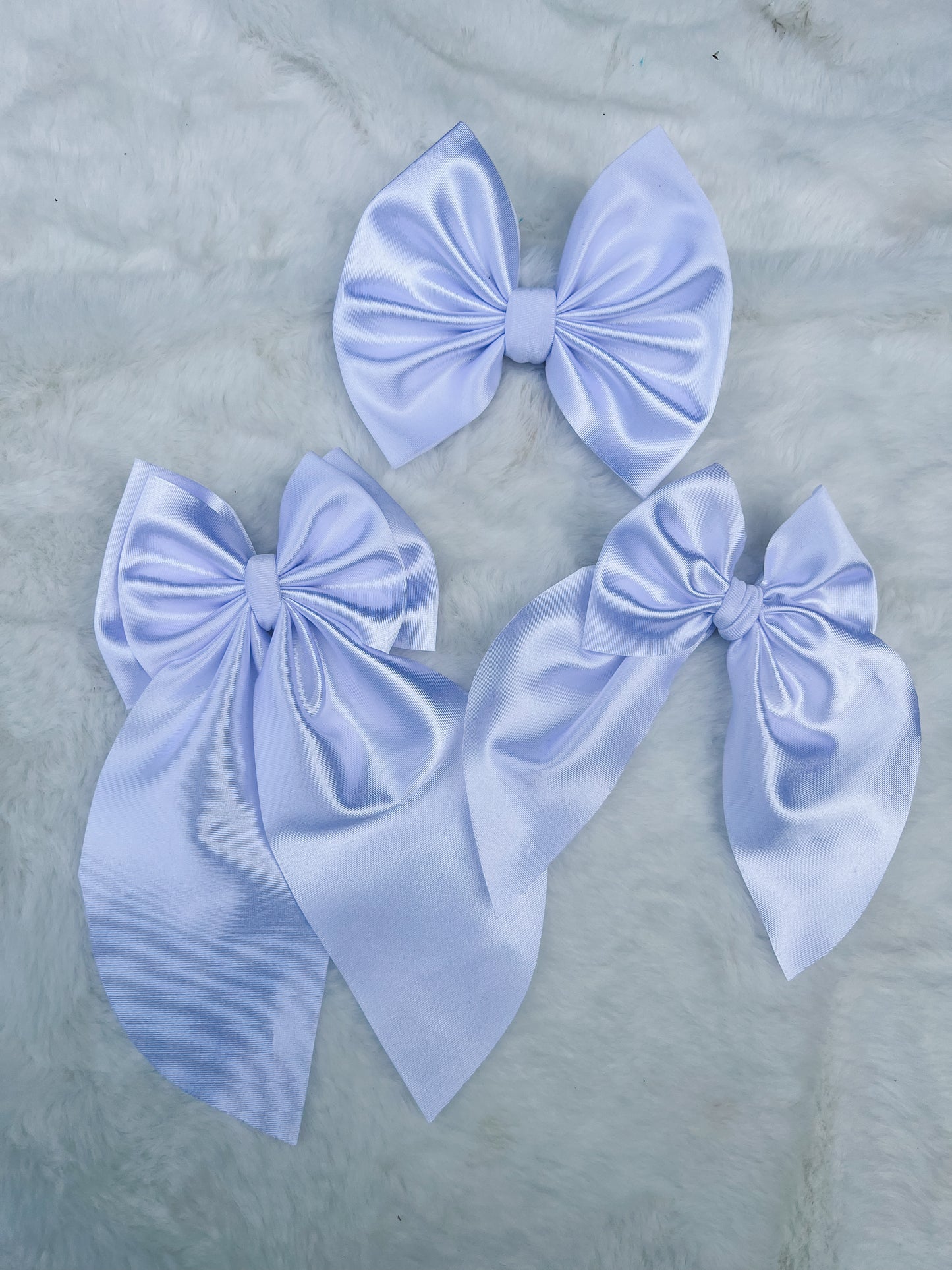 Ivory white Satin