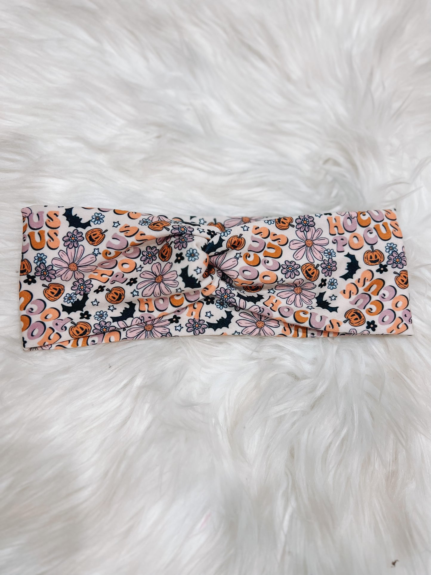 Hocus Pokus twistwrap/knotted headband