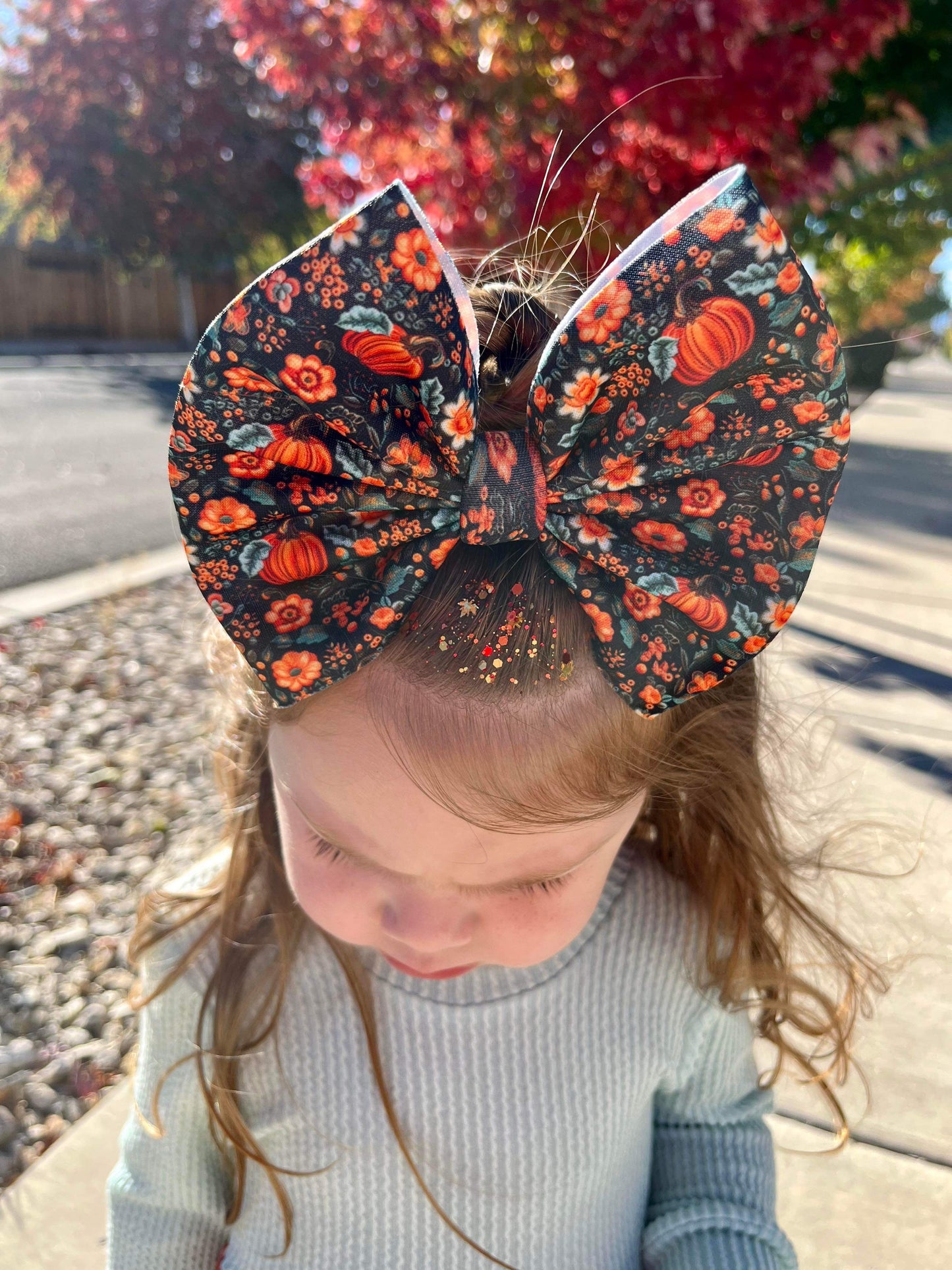 Pumpkin floral crotchet