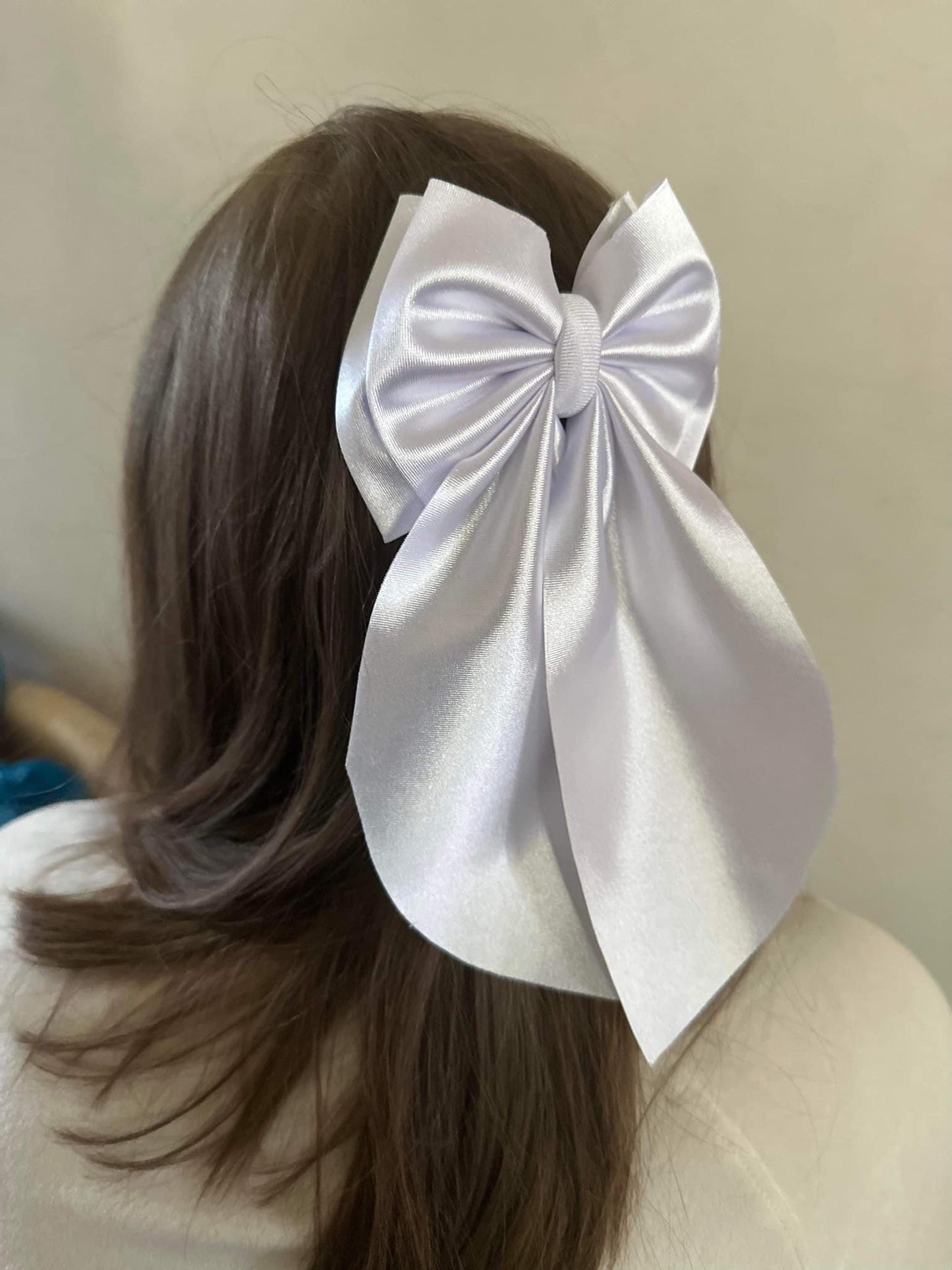 Ivory white Satin