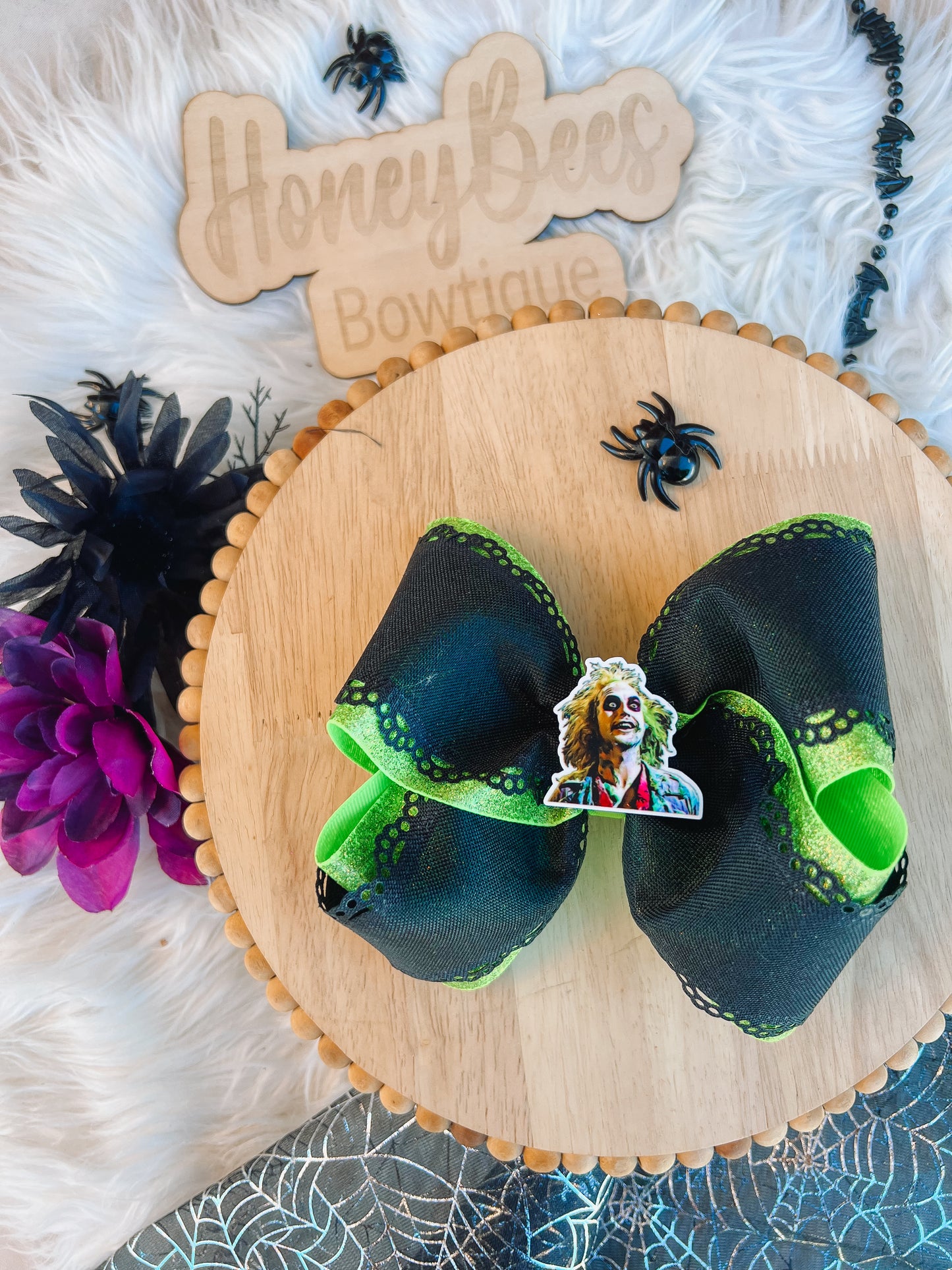 Black scalloped edge Ribbon