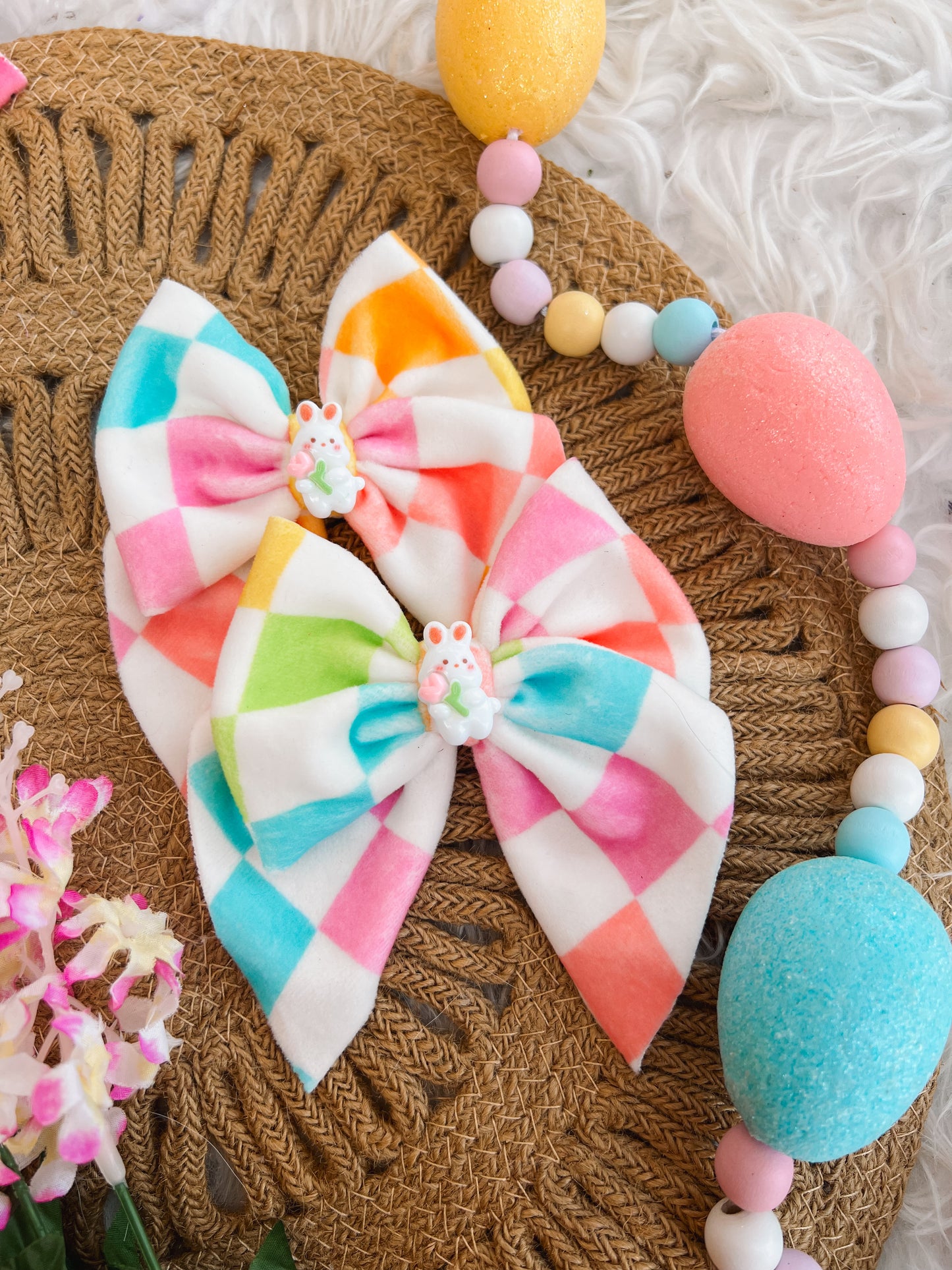 Easter Checkers Velvet