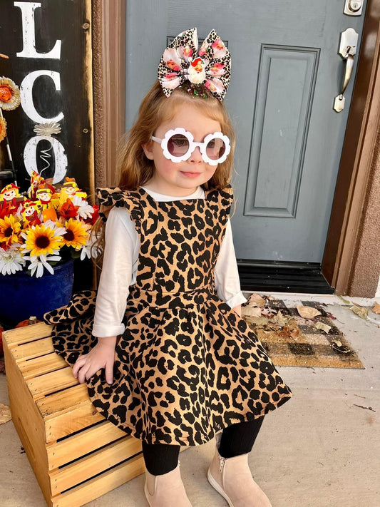 Pink leopard Santa