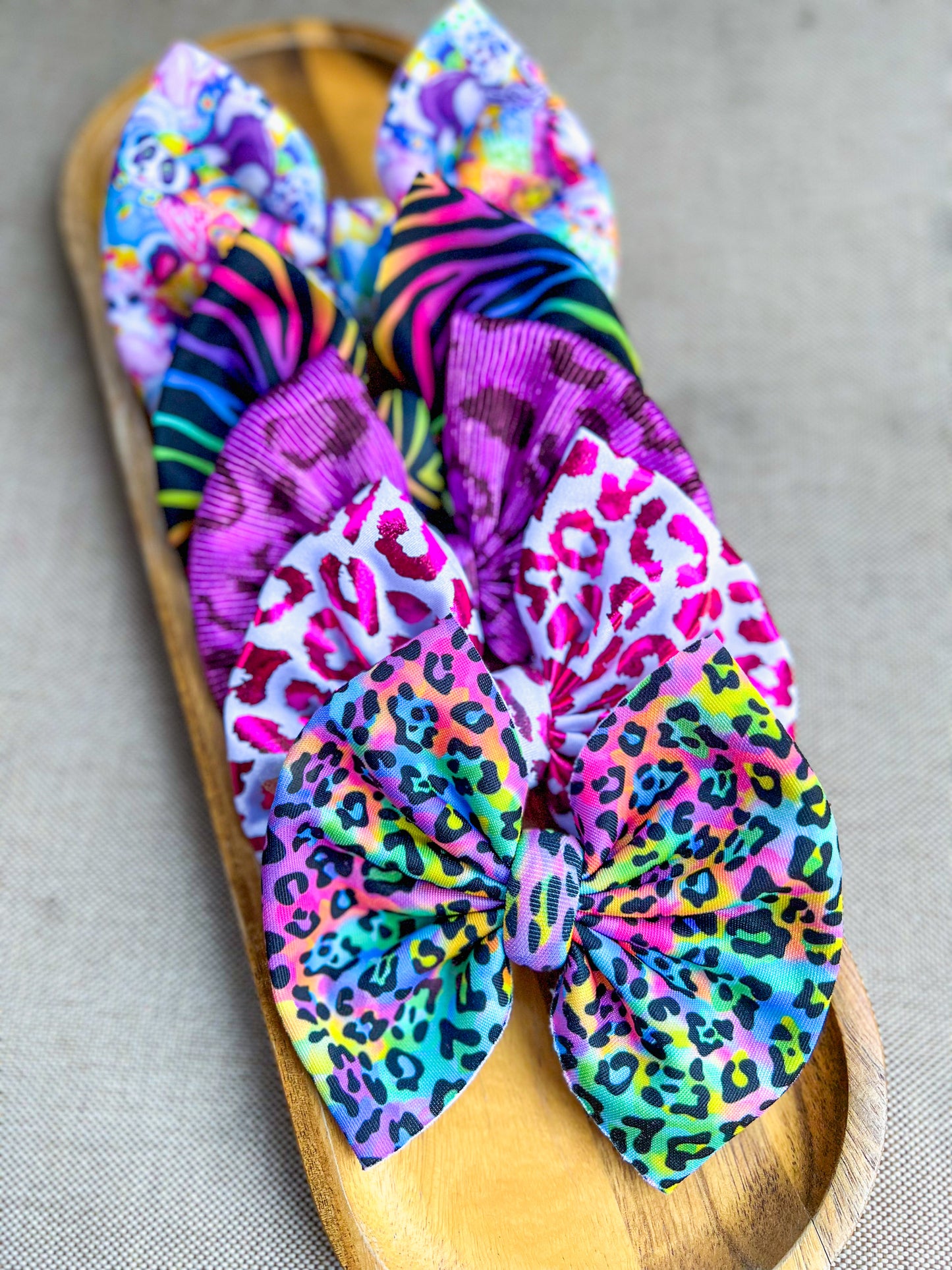 Purple Pleated leopard