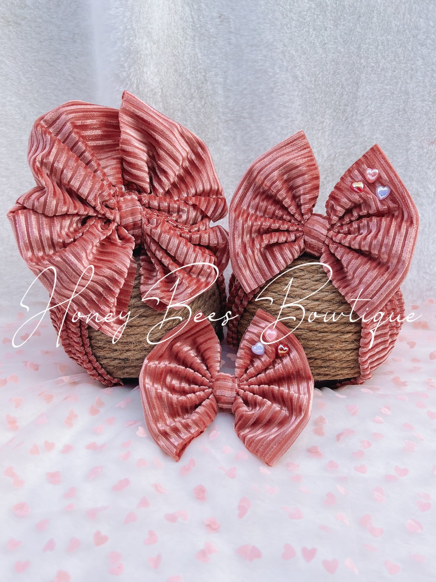 Dusty Rose Ribbed Velvet