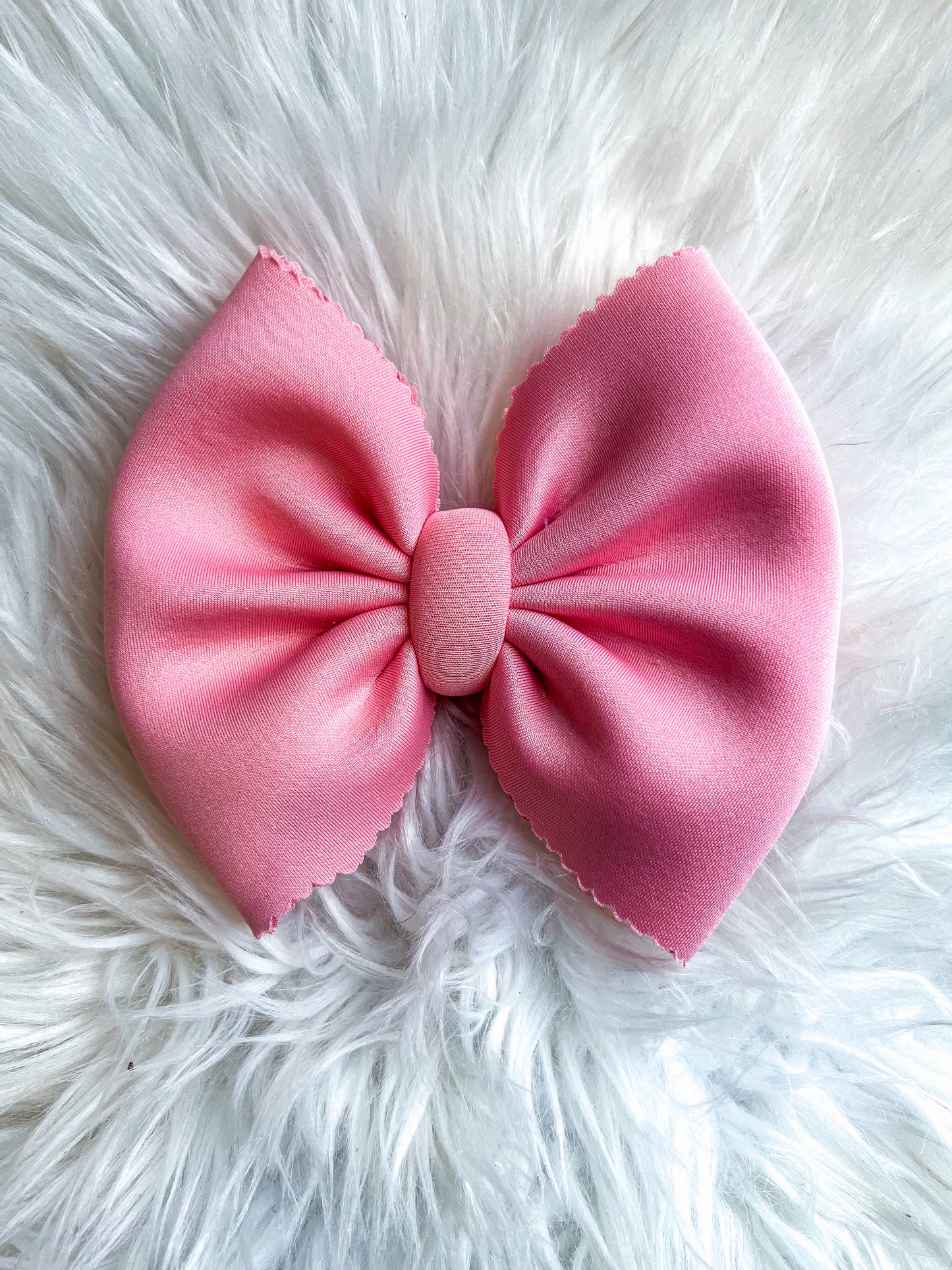 Blush Pink Scalloped scuba