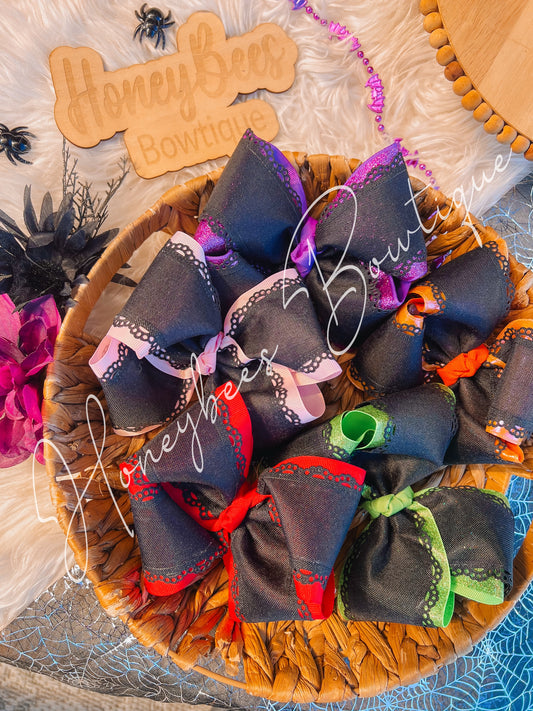 Black scalloped edge Ribbon