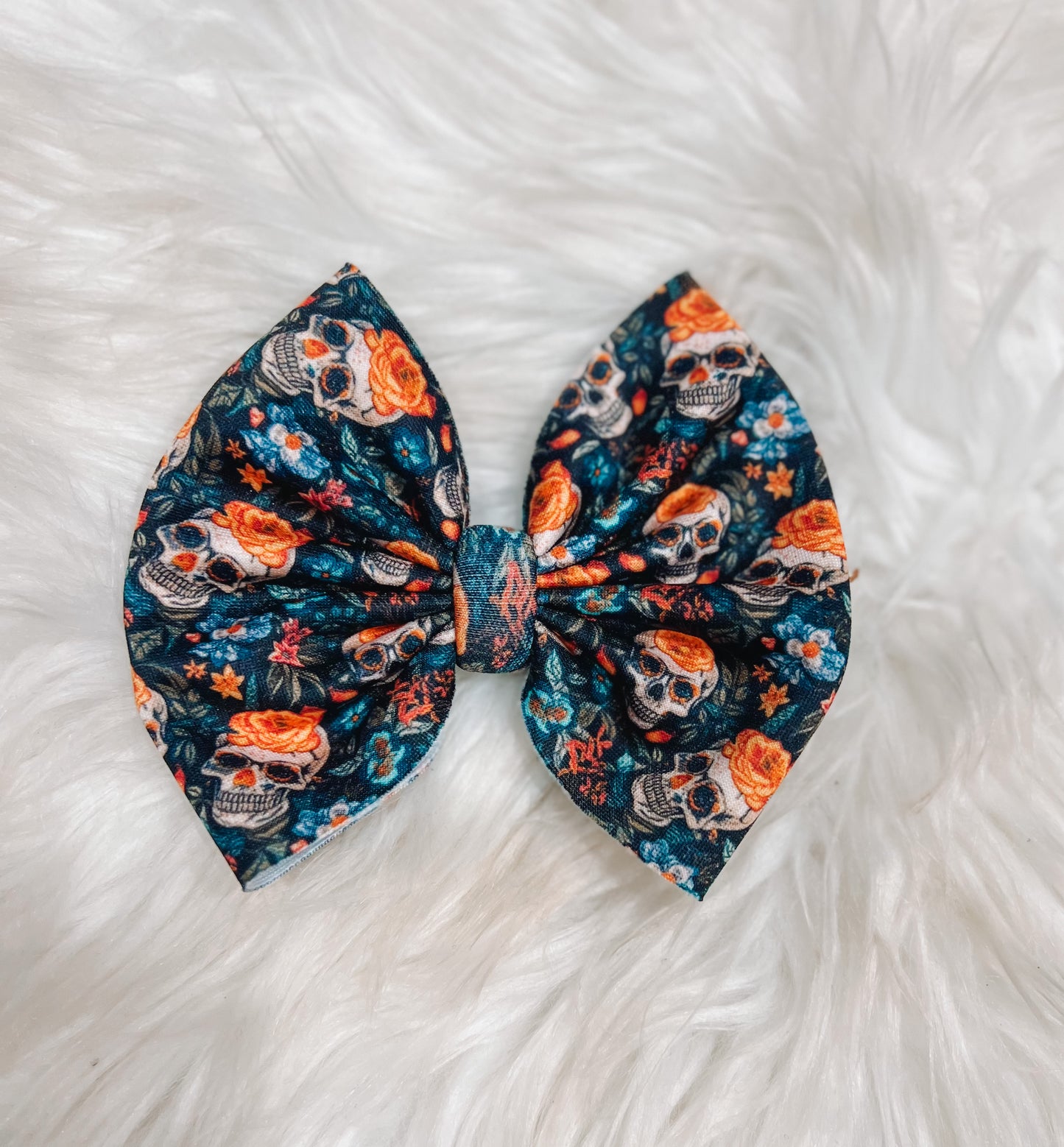 Skull floral crotchet
