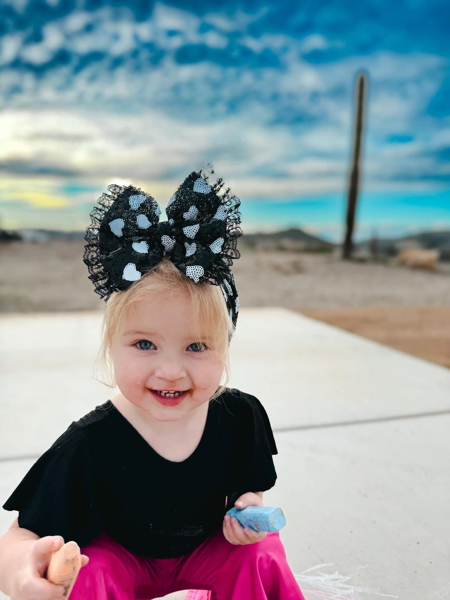 Black Heart Sequins