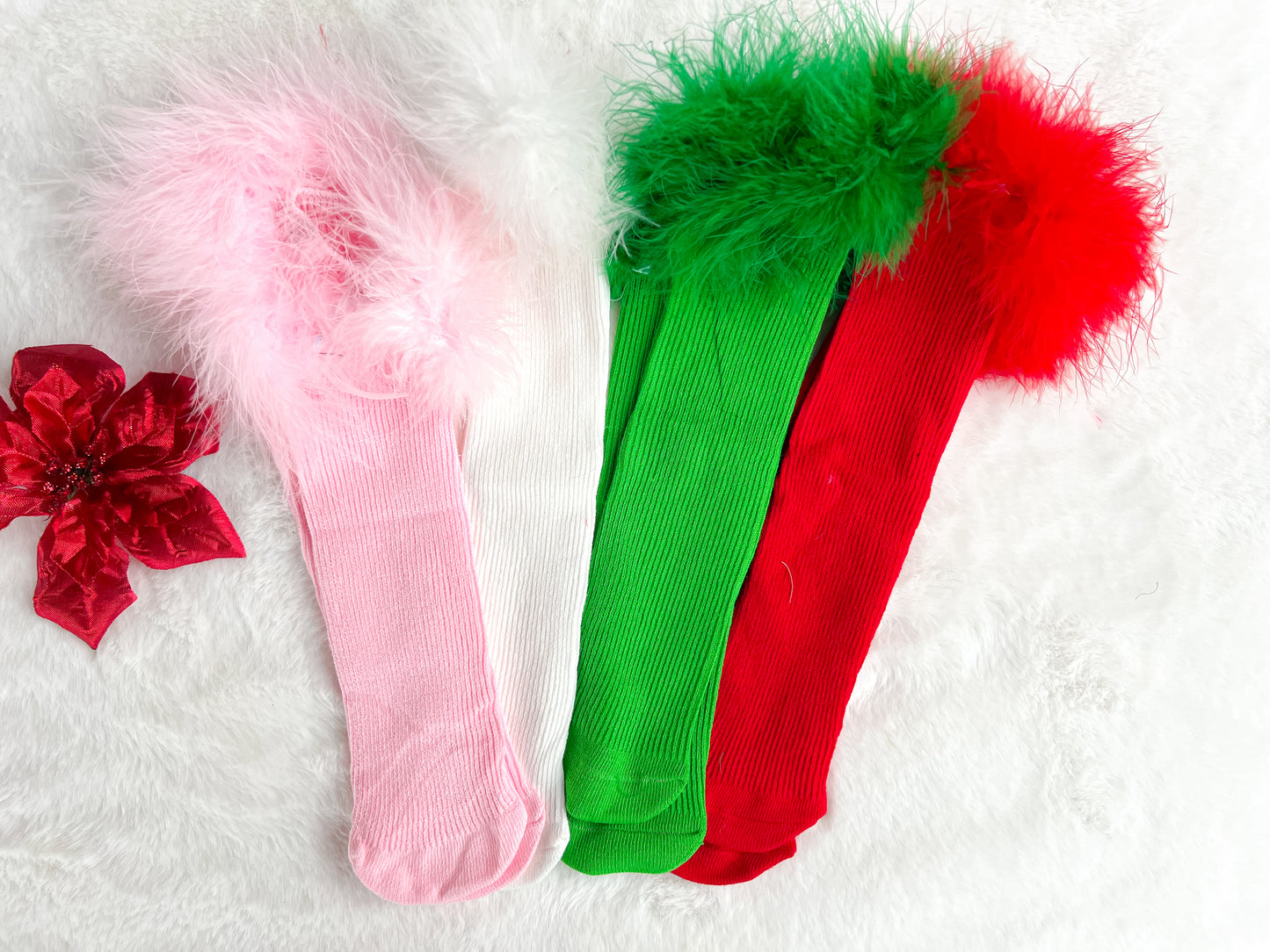 Pink Fluff Socks