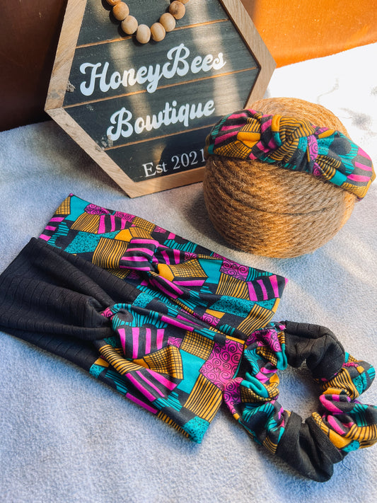 NBC Stitch Twistwrap/knotted/scrunchie