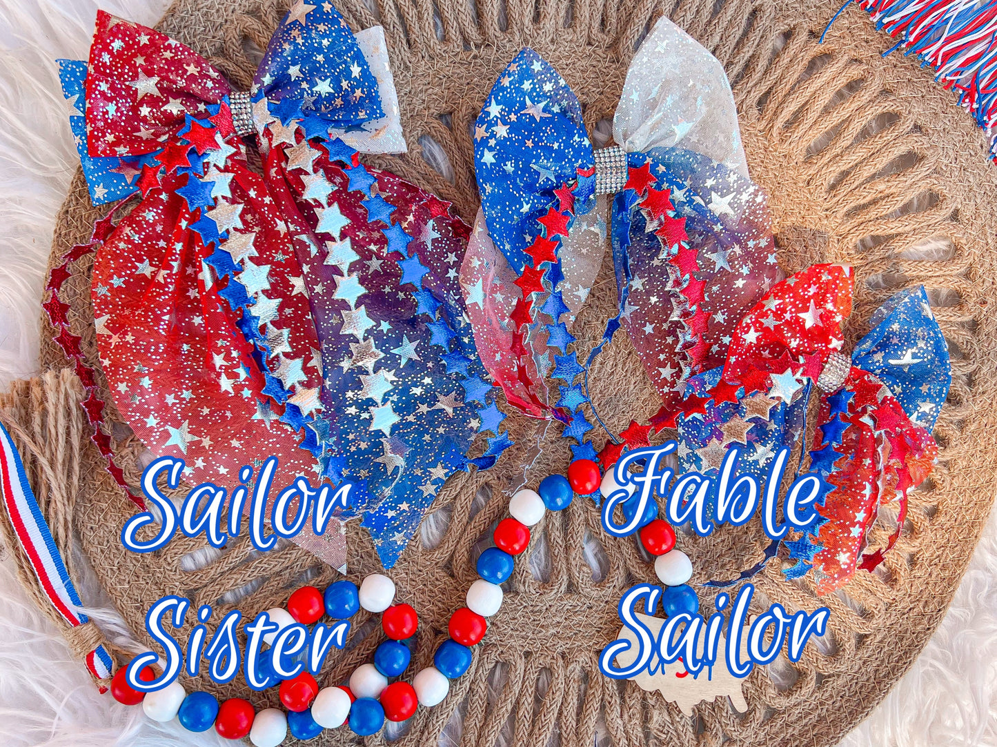 Click 2 for piggies 

- small sailor is my normal sailor size approx 4 inch wide

- large fable sailor is 5” wide 

- sister sailor good for children and adults 6” wide