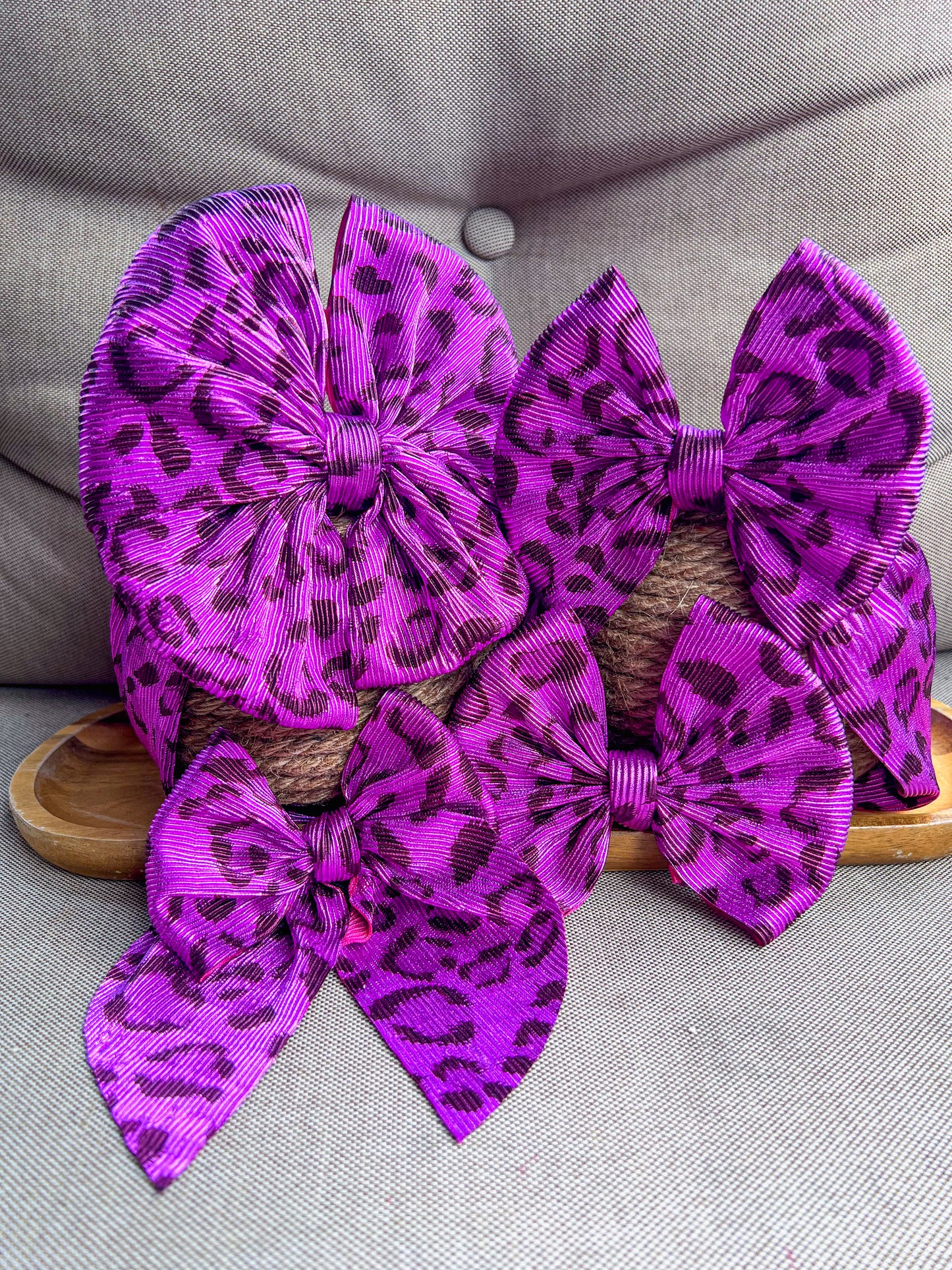 Purple Pleated leopard