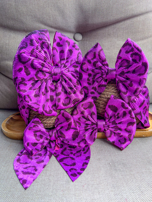 Purple Pleated leopard