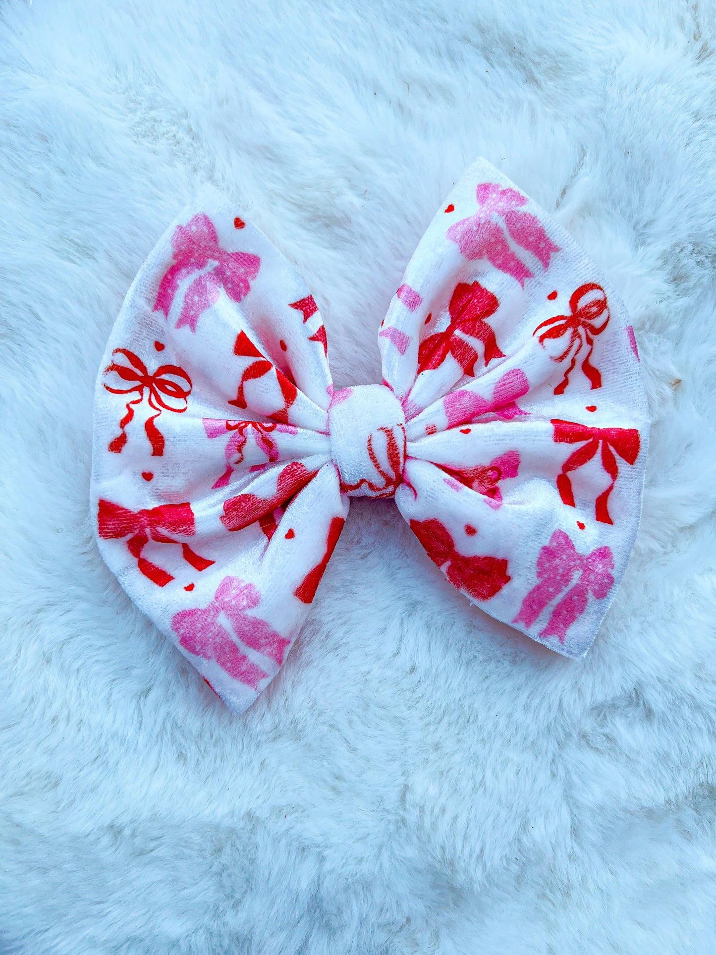 Valentine Bows Velvet