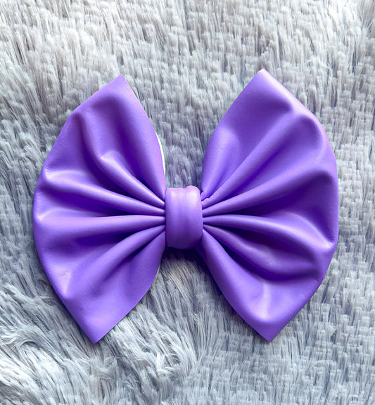 Purple pleather
