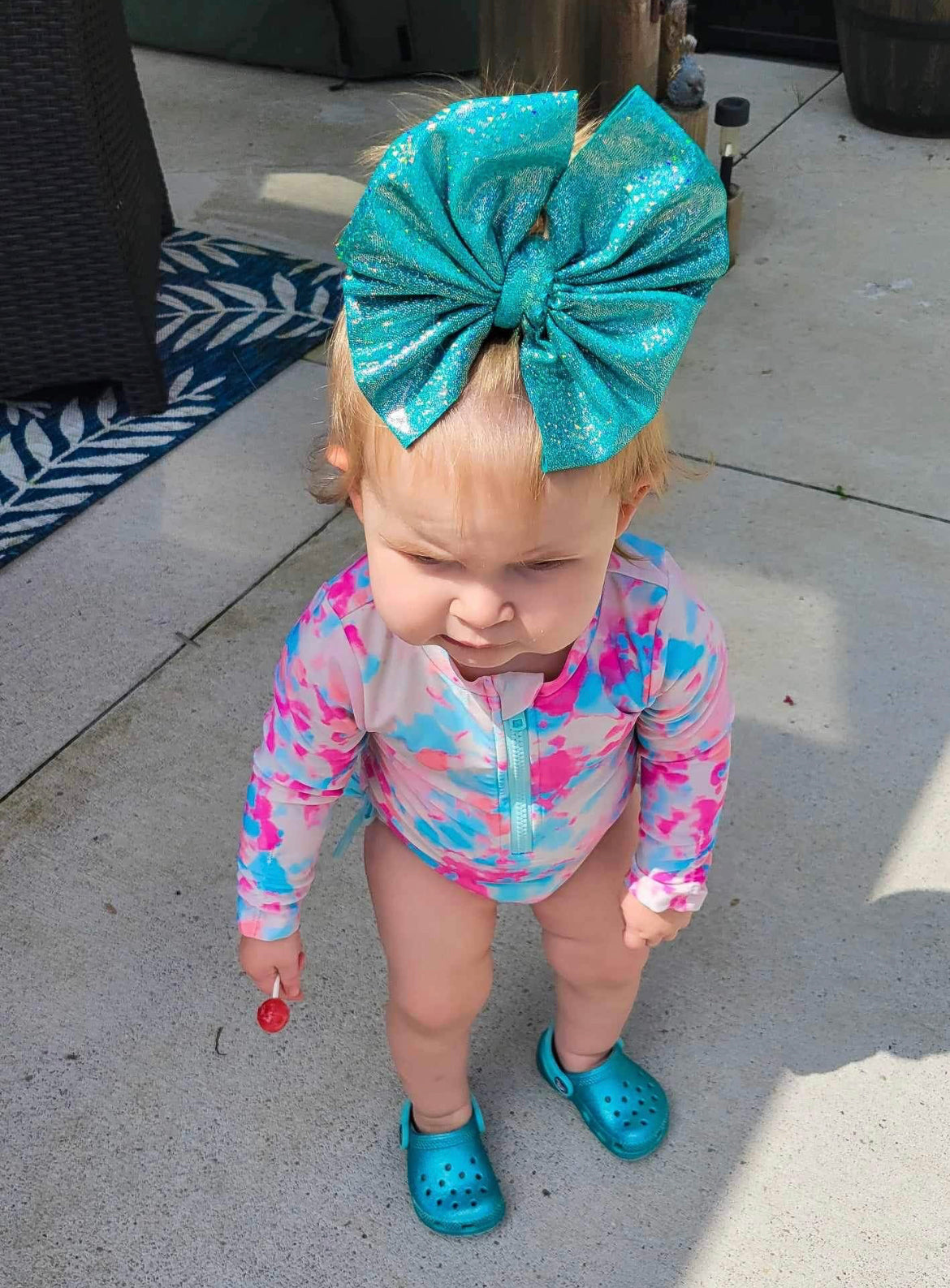 Electric Blue Swim