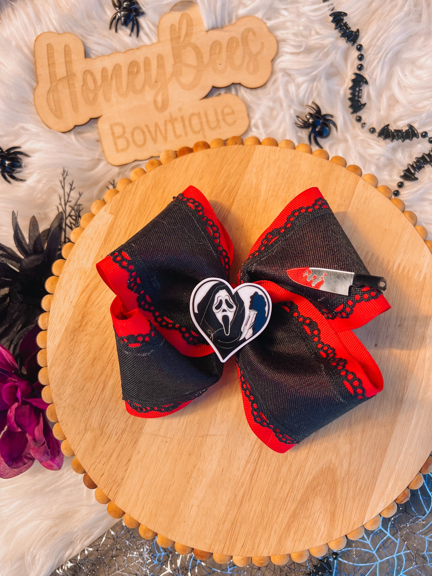 Black scalloped edge Ribbon