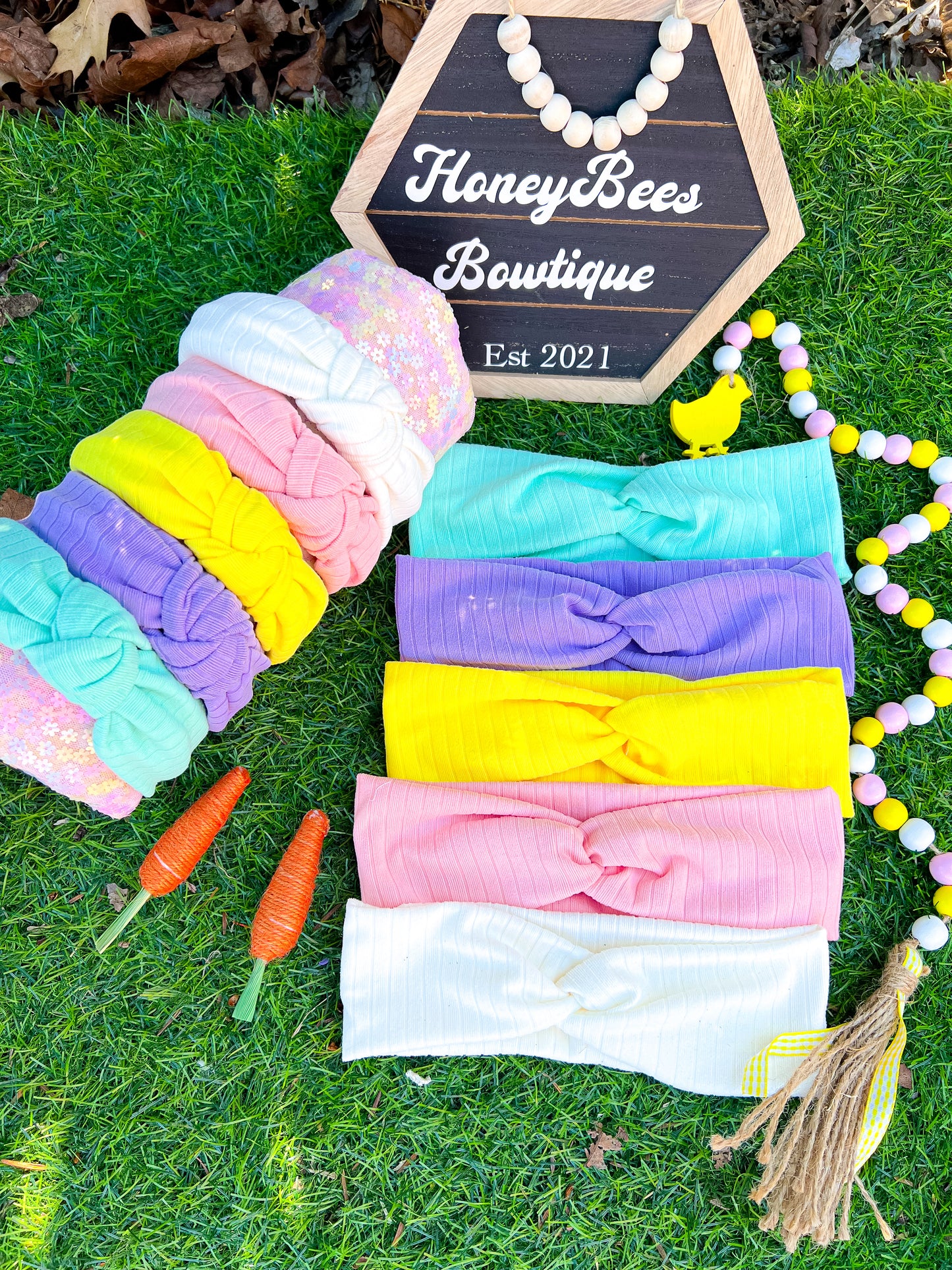 Yellow Twistwrap/ Knotted HeadBAND