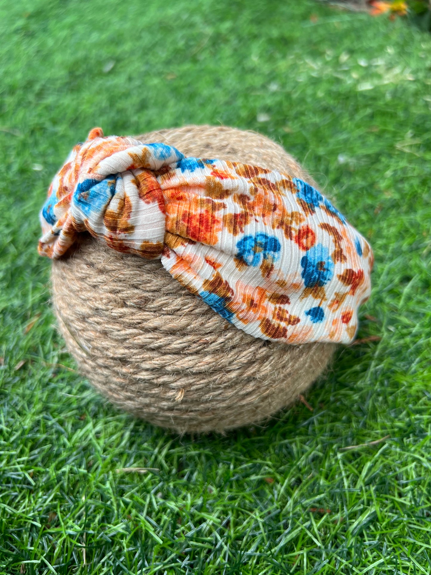 Fall Floral twistwrap/knotted headband