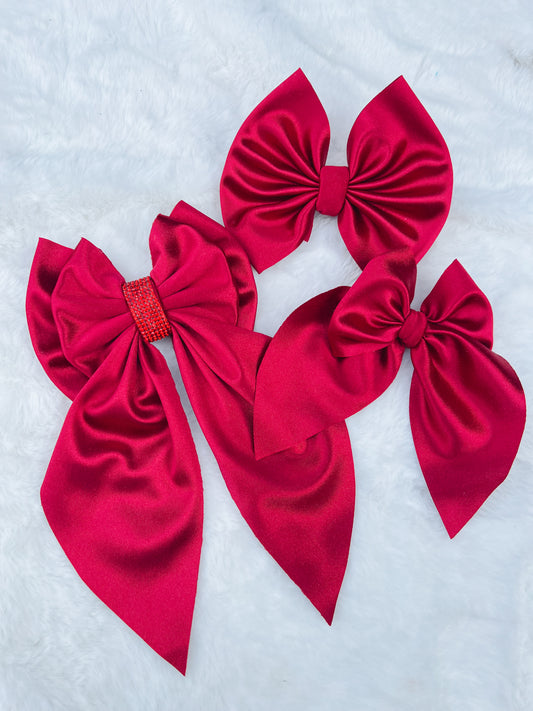 Ruby Red Satin