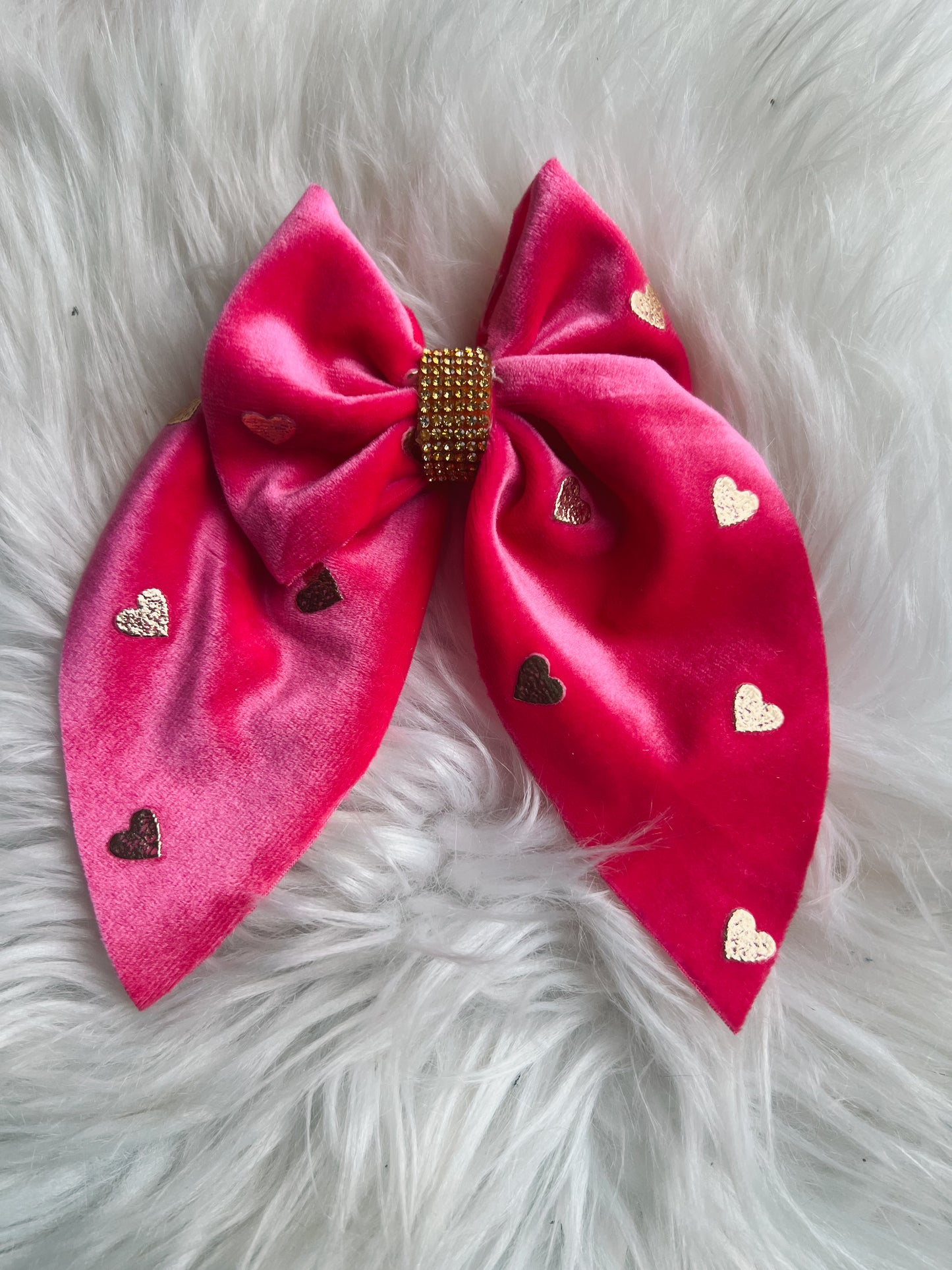 Pink Heart Velvet