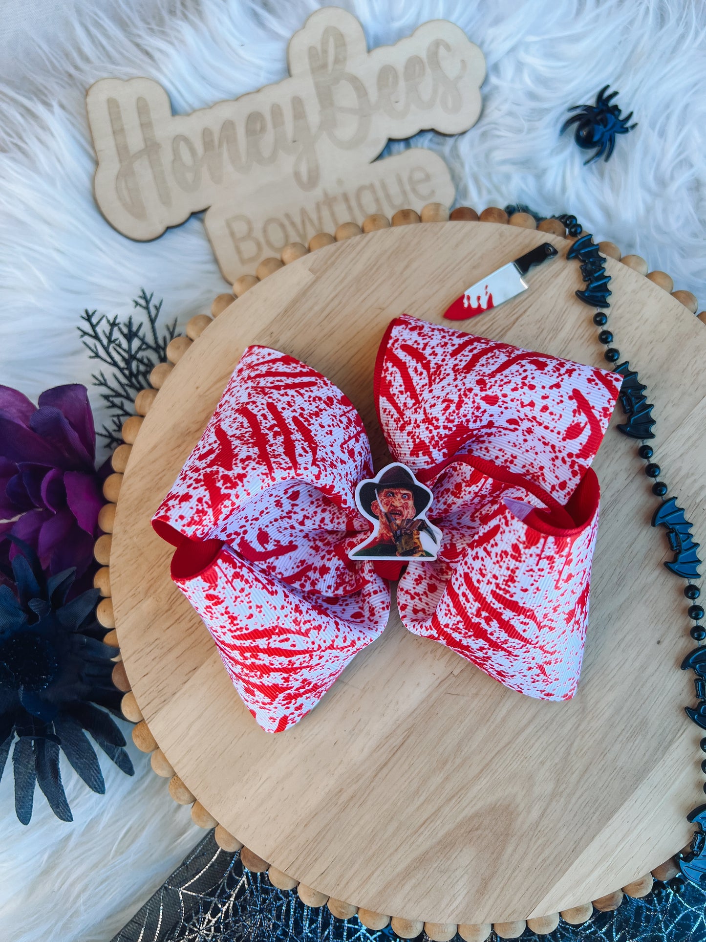 Blood Splatter Ribbon