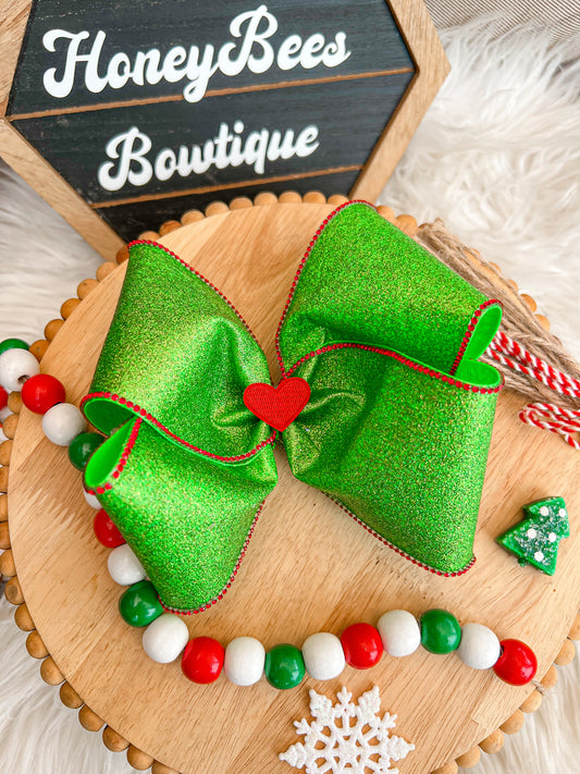 Glitter Green Ribbon