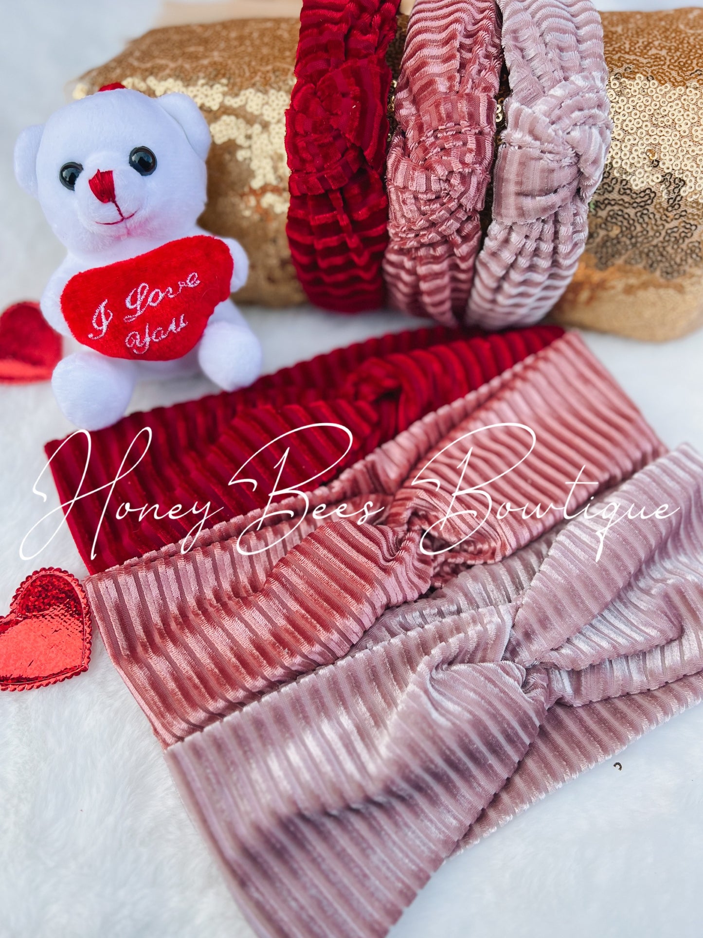 Ruby Red Twistwrap/ Knotted HeadBAND